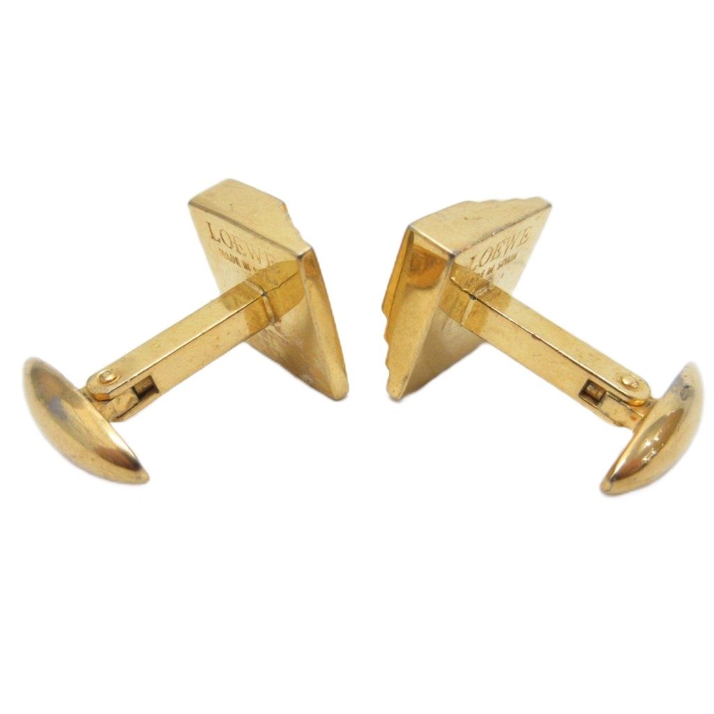 ロエベ LOEWE カフス アクセサリー アナグラム ゴールドカラー - メルカリ