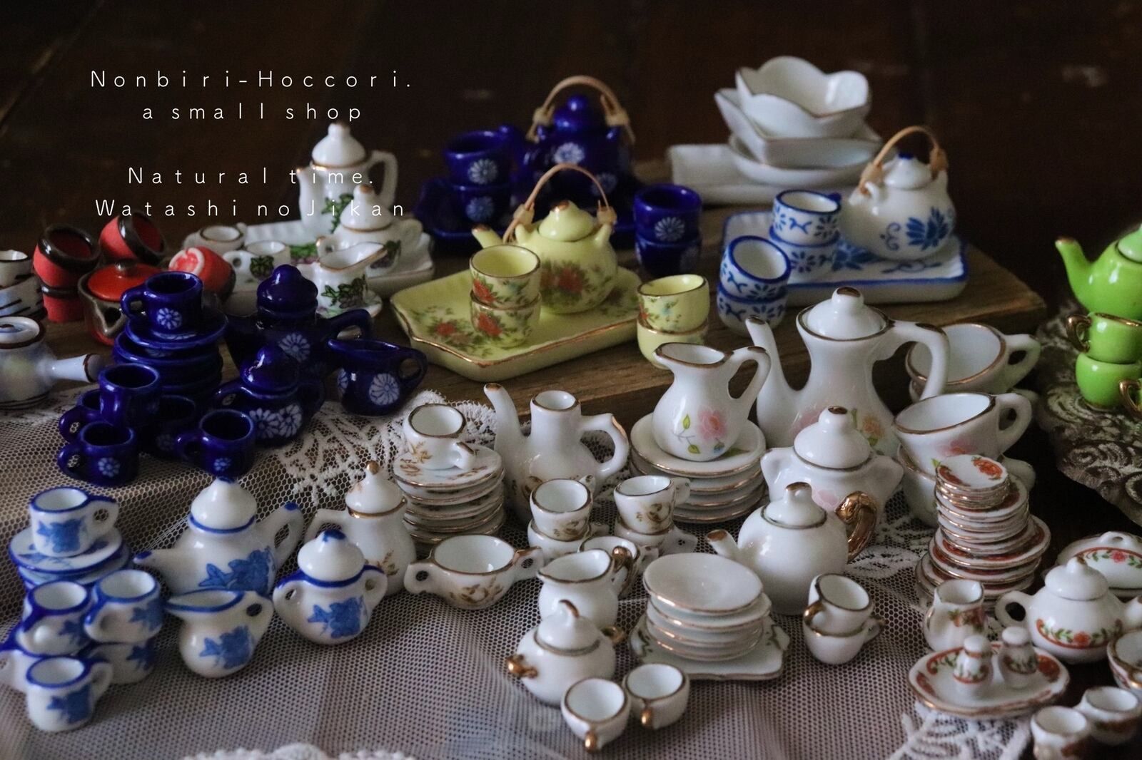 No.W35 訳あり ミニチュア 陶器食器set 訳あり小さな陶器set - メルカリ