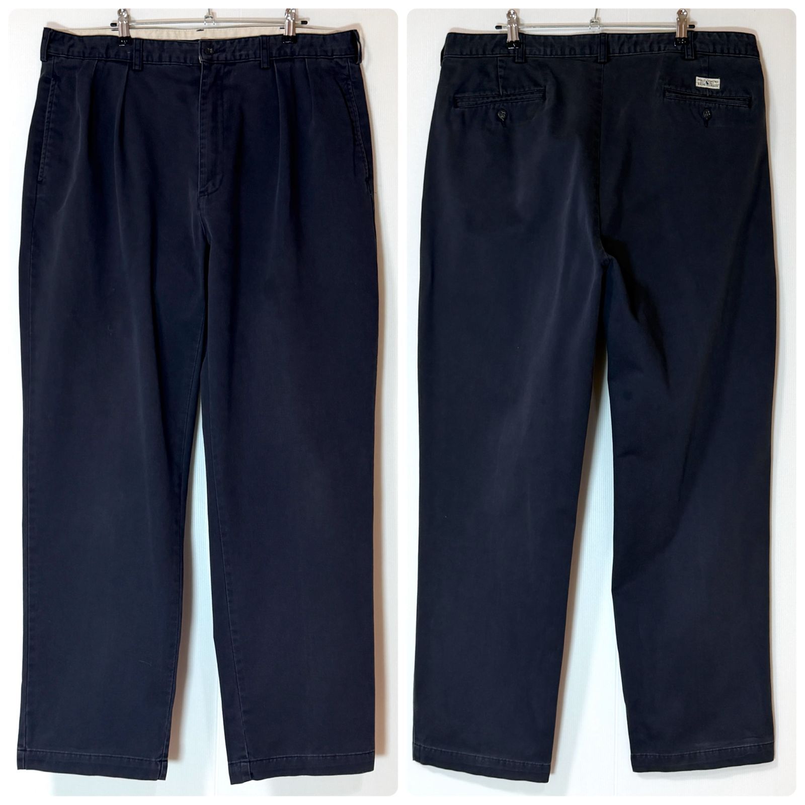 90s RalphLauren アンドリューパンツ ワイド ツータック ポロチノ 90s RalphLauren アンドリューパンツ ワイド ツータック ポロチノ 90s