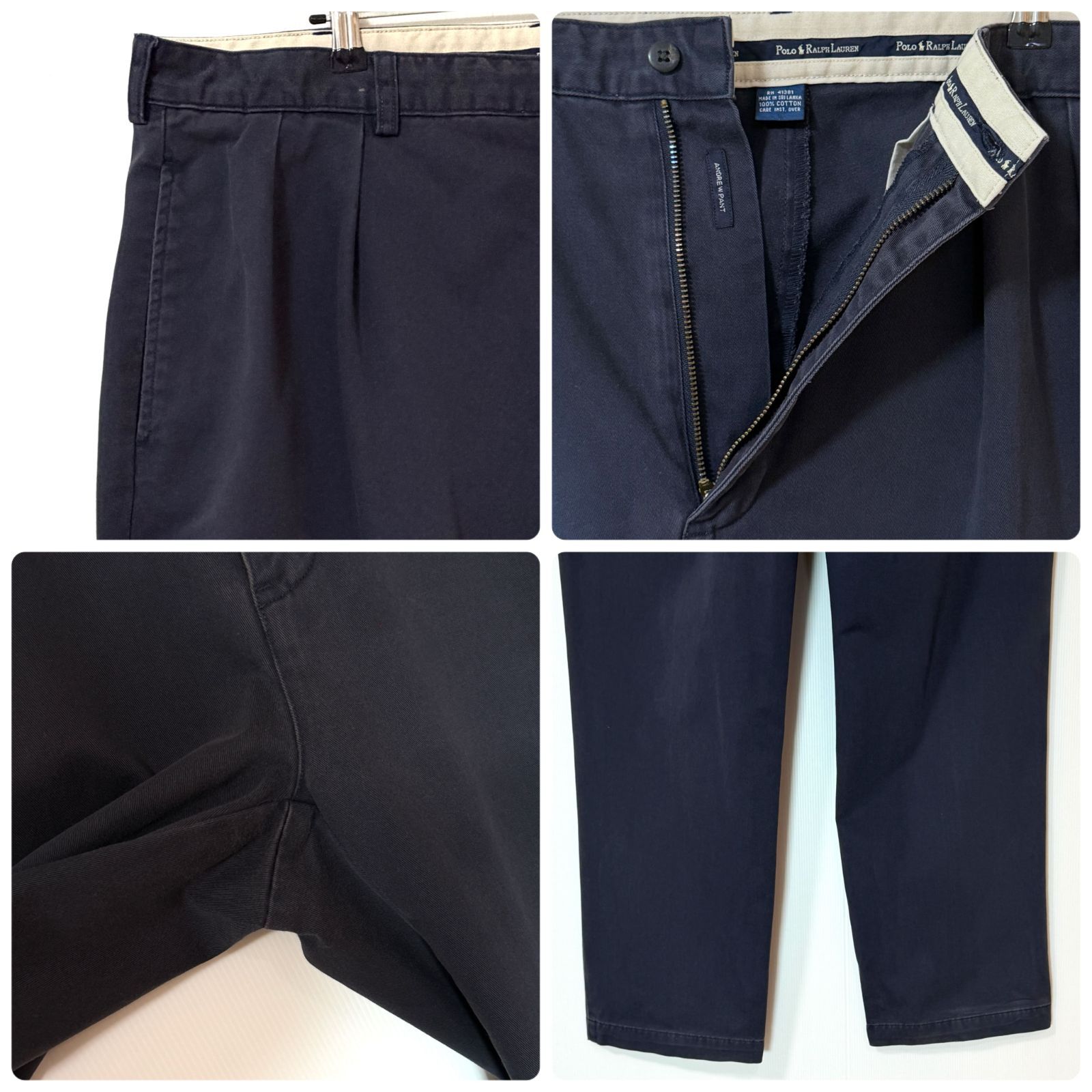 90s Polo Ralph Lauren ポロラルフローレン ツータック チノパン