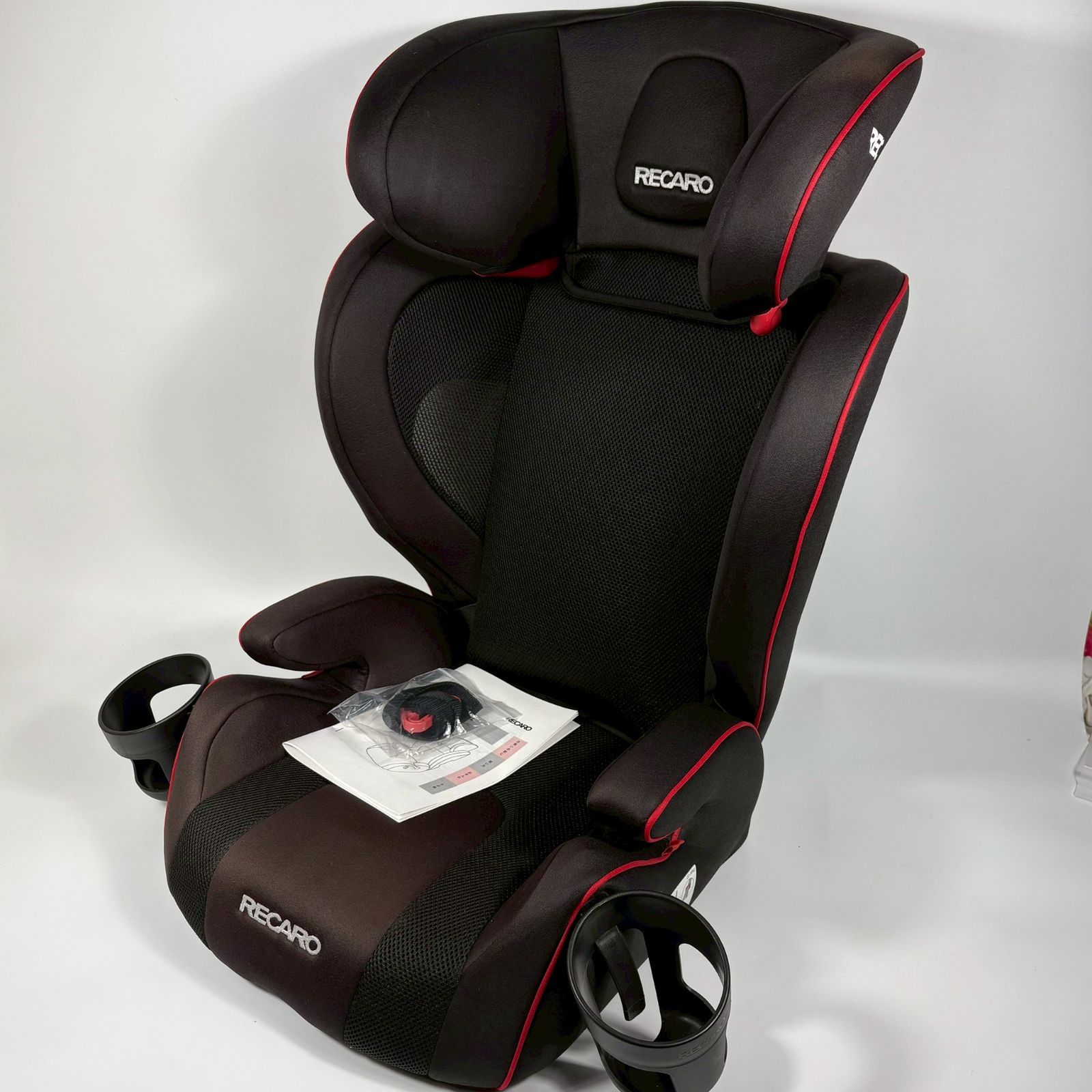 RECARO レカロ J3 ジェットブラック ジュニアシート ホルダー 付き