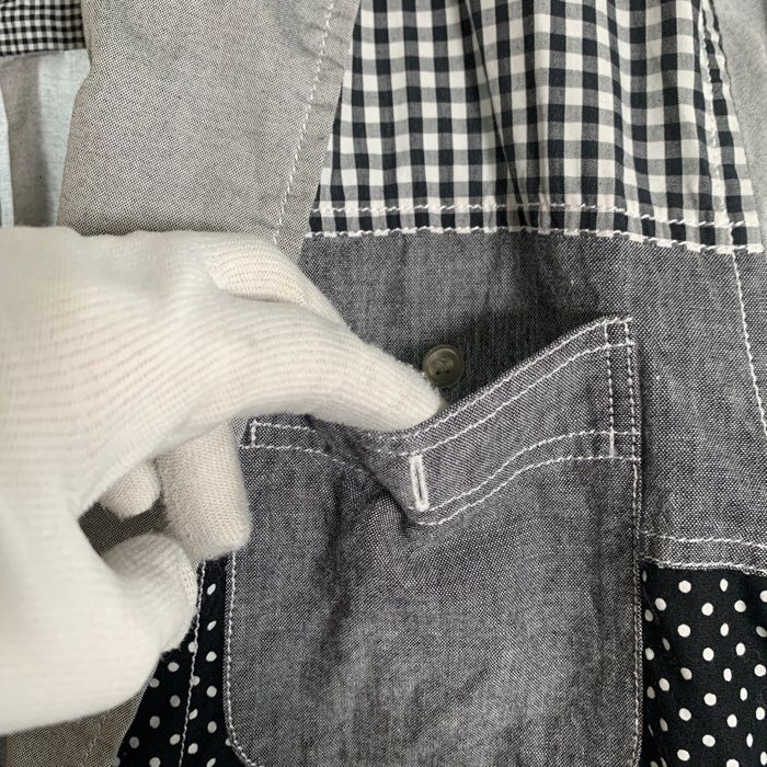 GANRYU ガンリュウ 14SS 3B テーラード シャツジャケット チェック