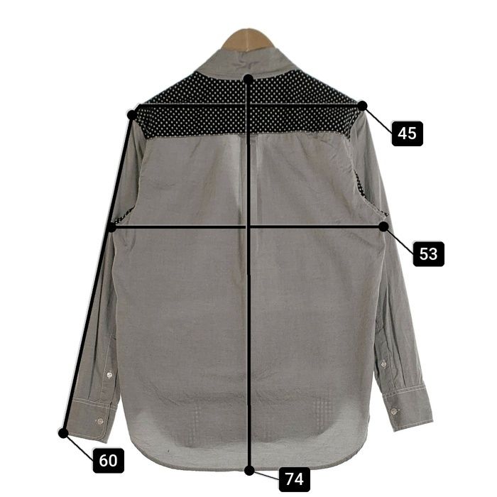 GANRYU ガンリュウ 14SS 3B テーラード シャツジャケット チェック