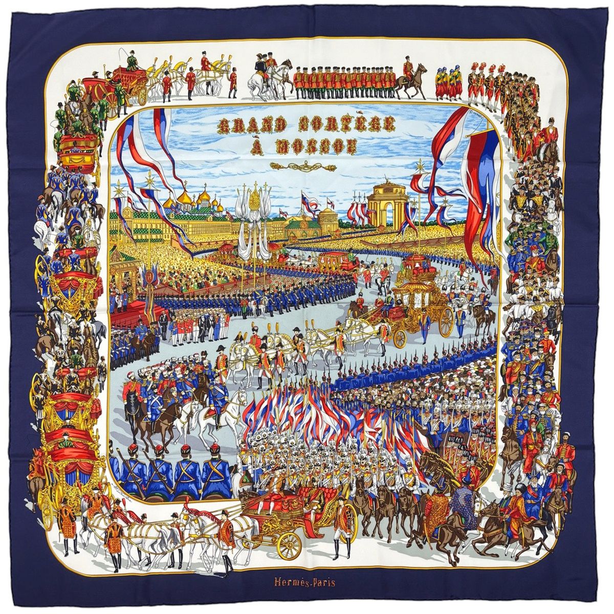 エルメス HERMES カレ 90 GRAND CORTEGE A MOSCOU モスクワ大行進