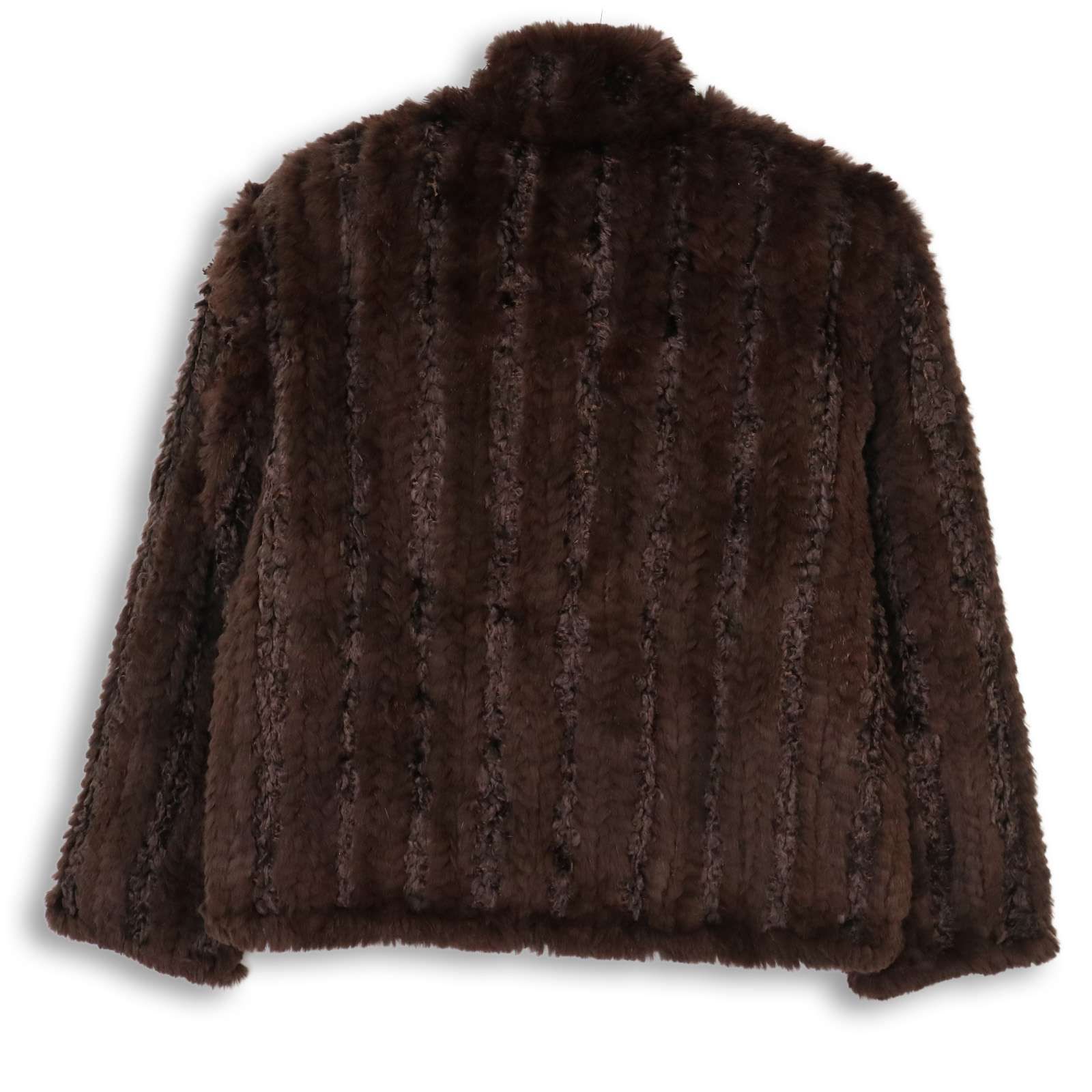 m*様 美品 Diavolessa リアルファーショートコート L ラビット×フ