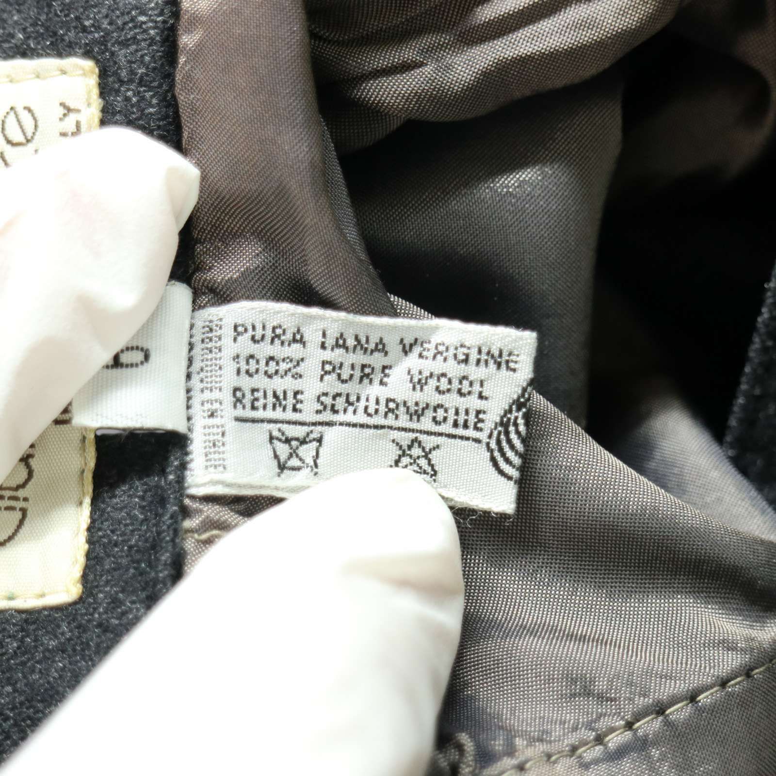 美品 ヴェルサーチ スラックス パンツ ウール ジャガード チェック