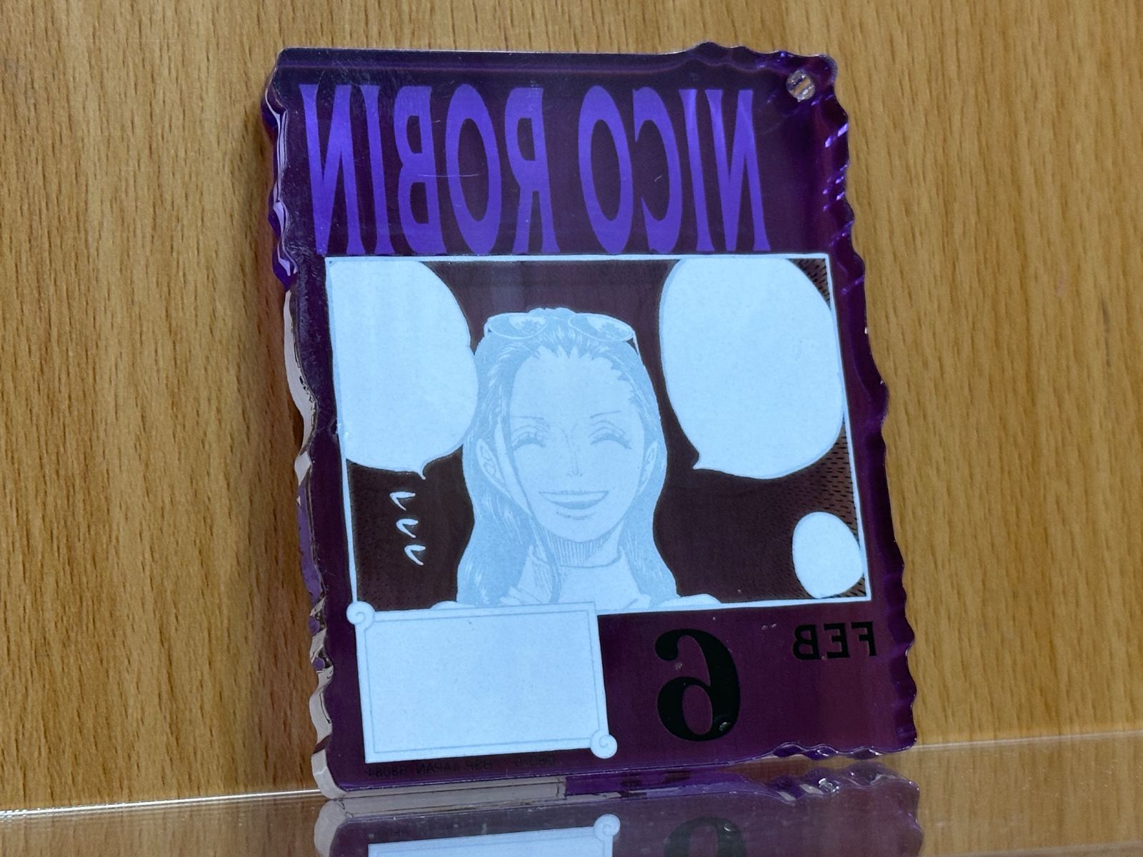 ワンピースベースショップくじ　アクリルブロックチャーム賞　2/6 ニコ・ロビン ニコ・ロビン アクリルブロックチャーム ワンピース ベースショップ