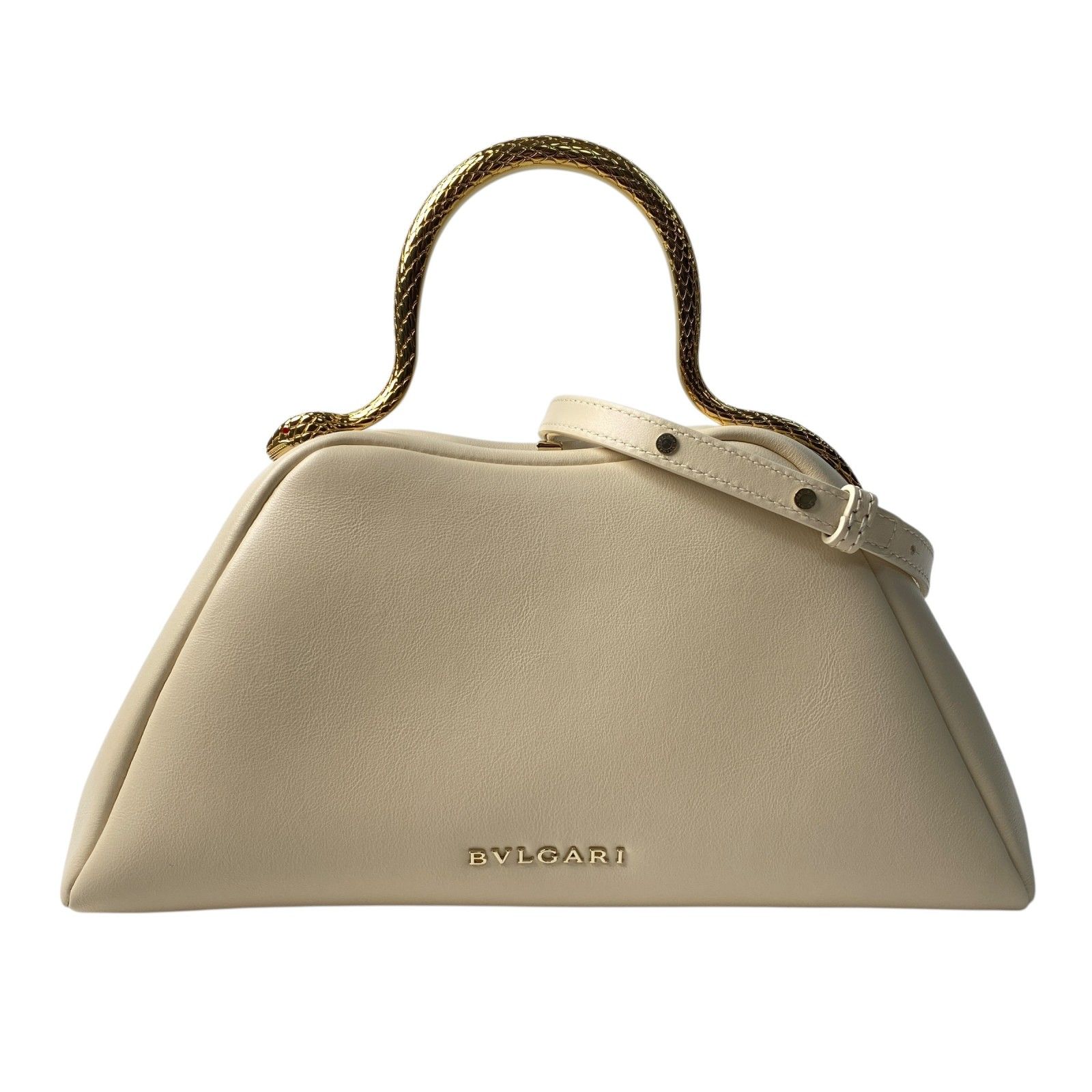 新品同様 ブルガリ BVLGARI レディース セルペンティーヌ トップハンドル 2way ショルダーバッグ ハンドバッグ 斜めがけ クロスボディ 新品同様 ブルガリ BVLGARI レディース セルペンティーヌ トップ