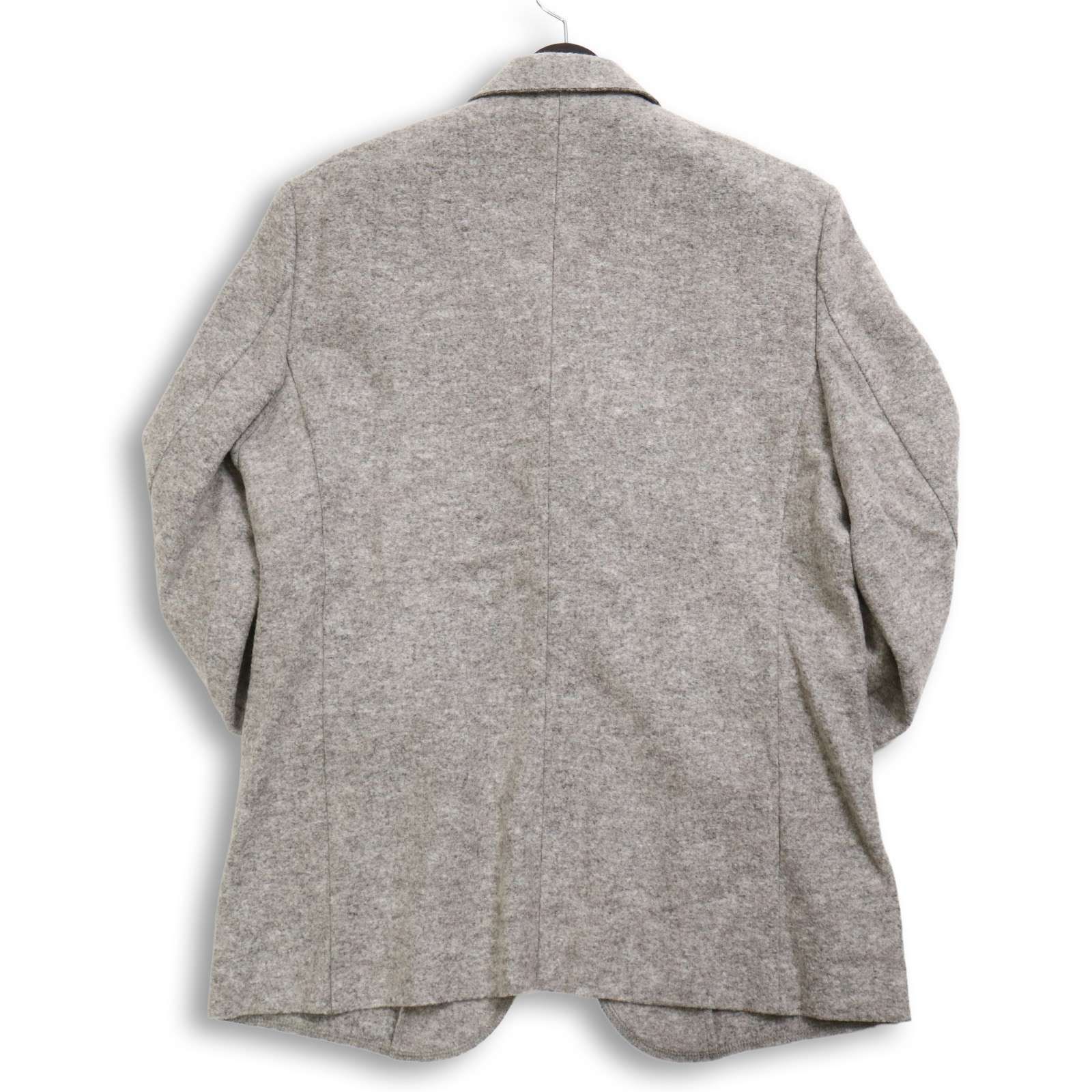 美品*アクアスキュータム カシミヤ ウール テーラードジャケット グレー9 Aquascutum アクアスキュータム 秋冬☆ ウール テーラード ジャケット