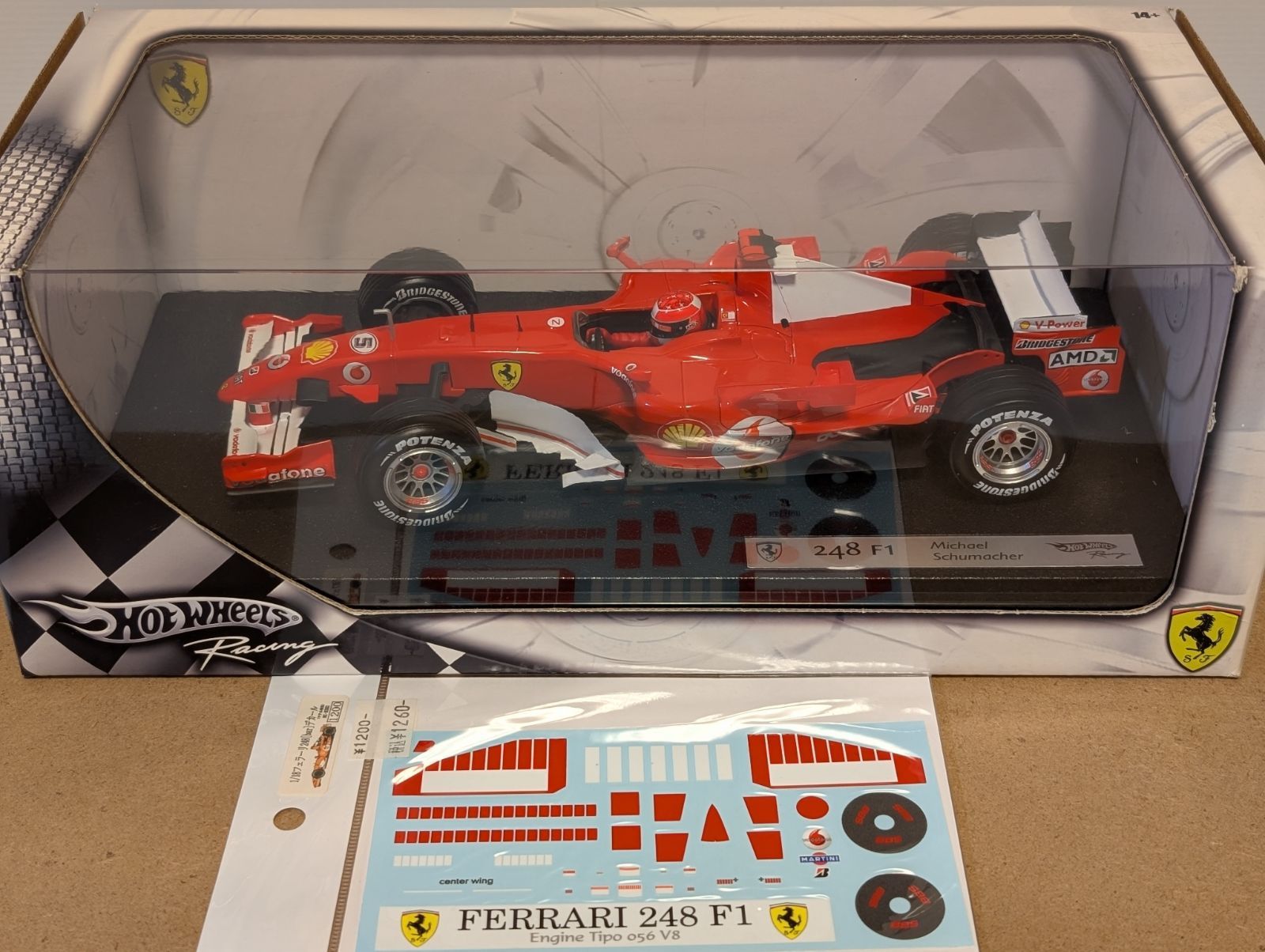 デカール付き未開封マテル1/18 248F1 ミハエル・シューマッハ - メルカリ