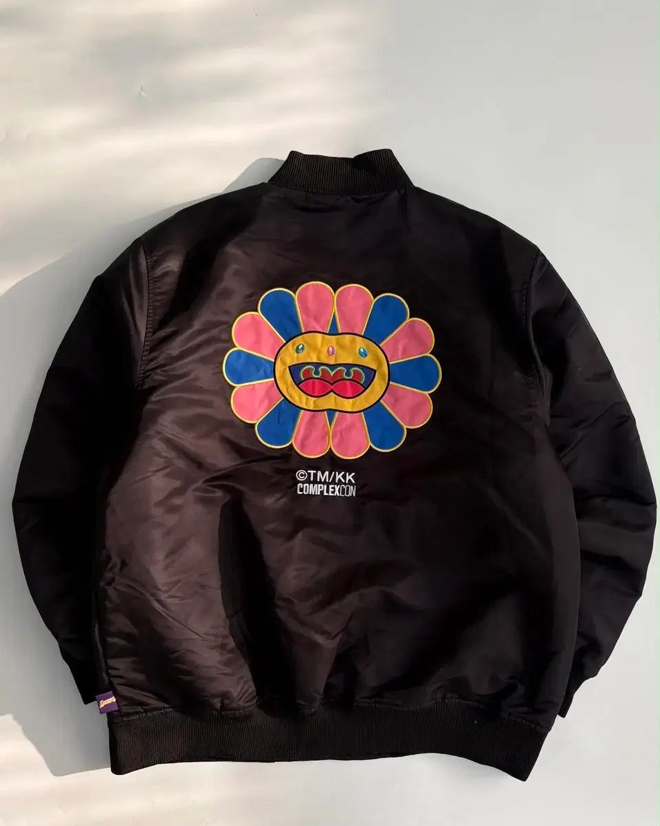 XL ミッチェルアンドネス X 村上隆 Complexcon Lakers スタジャン