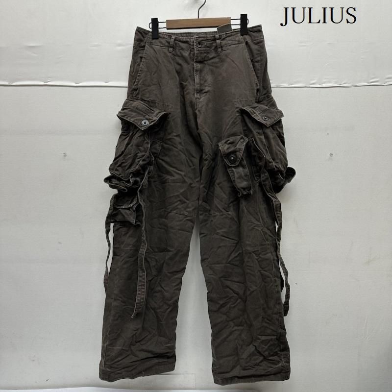 ユリウス 08AW ガスマスク カーゴ パンツ メンズ 2 ISItems【USED 