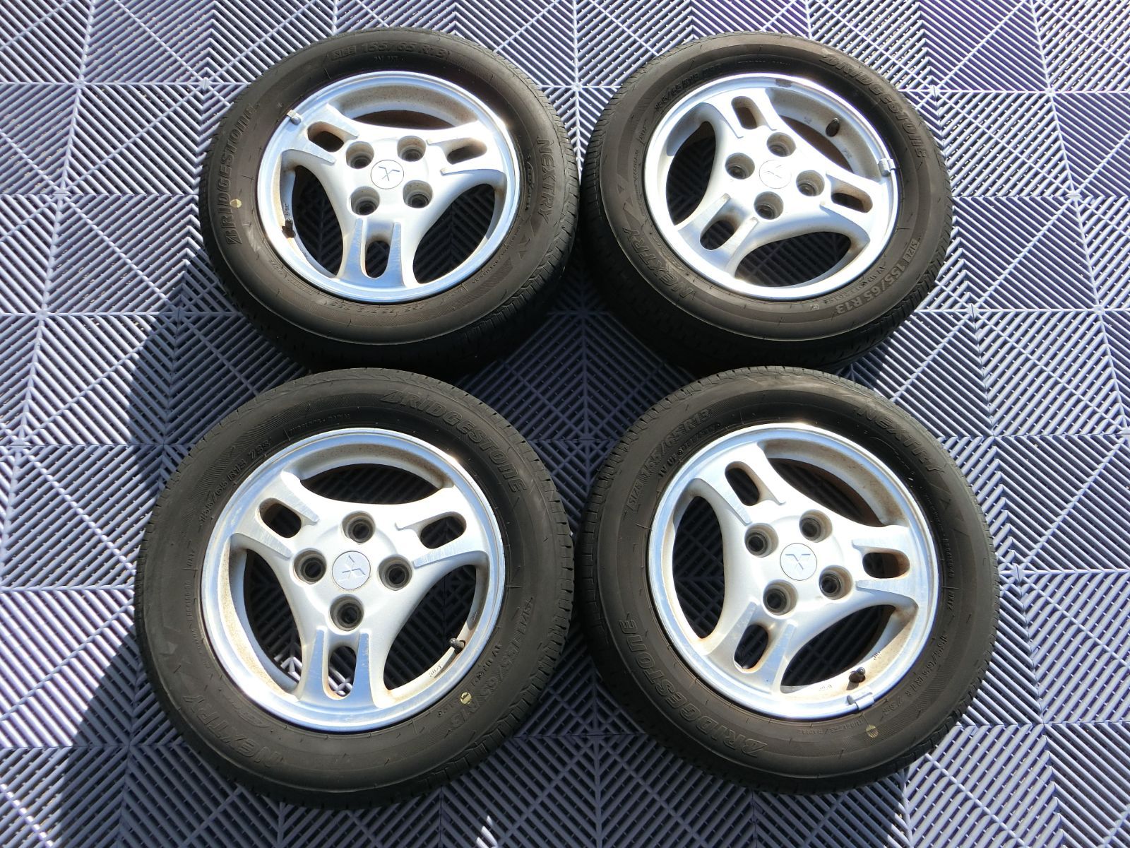 926] 送料無料 三菱純正 13インチ アルミホイール 13×4.0B +46 PCD100