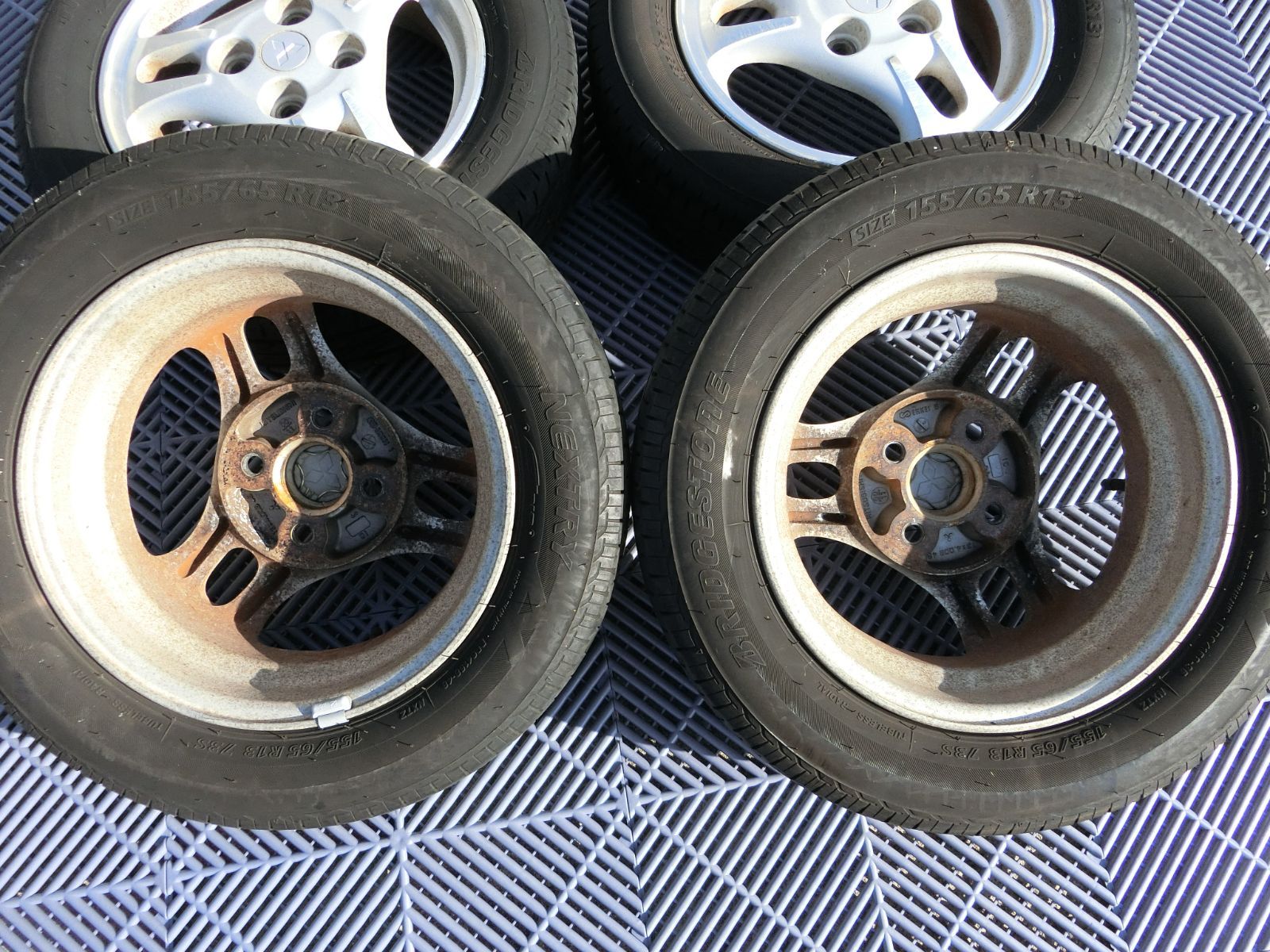 926] 送料無料 三菱純正 13インチ アルミホイール 13×4.0B +46 PCD100