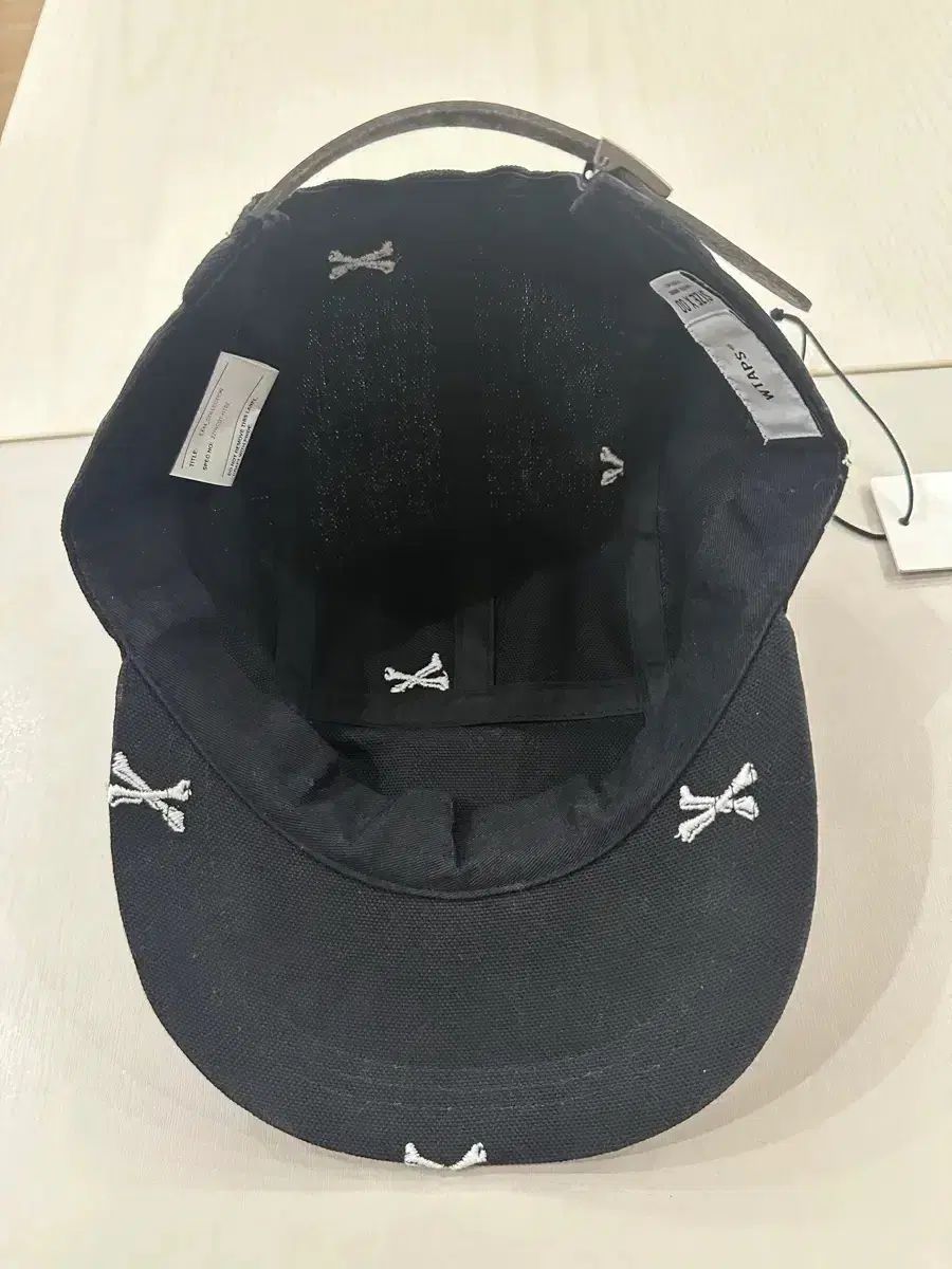 WTAPS クロスボーン キャンプキャップ ブラック コットン