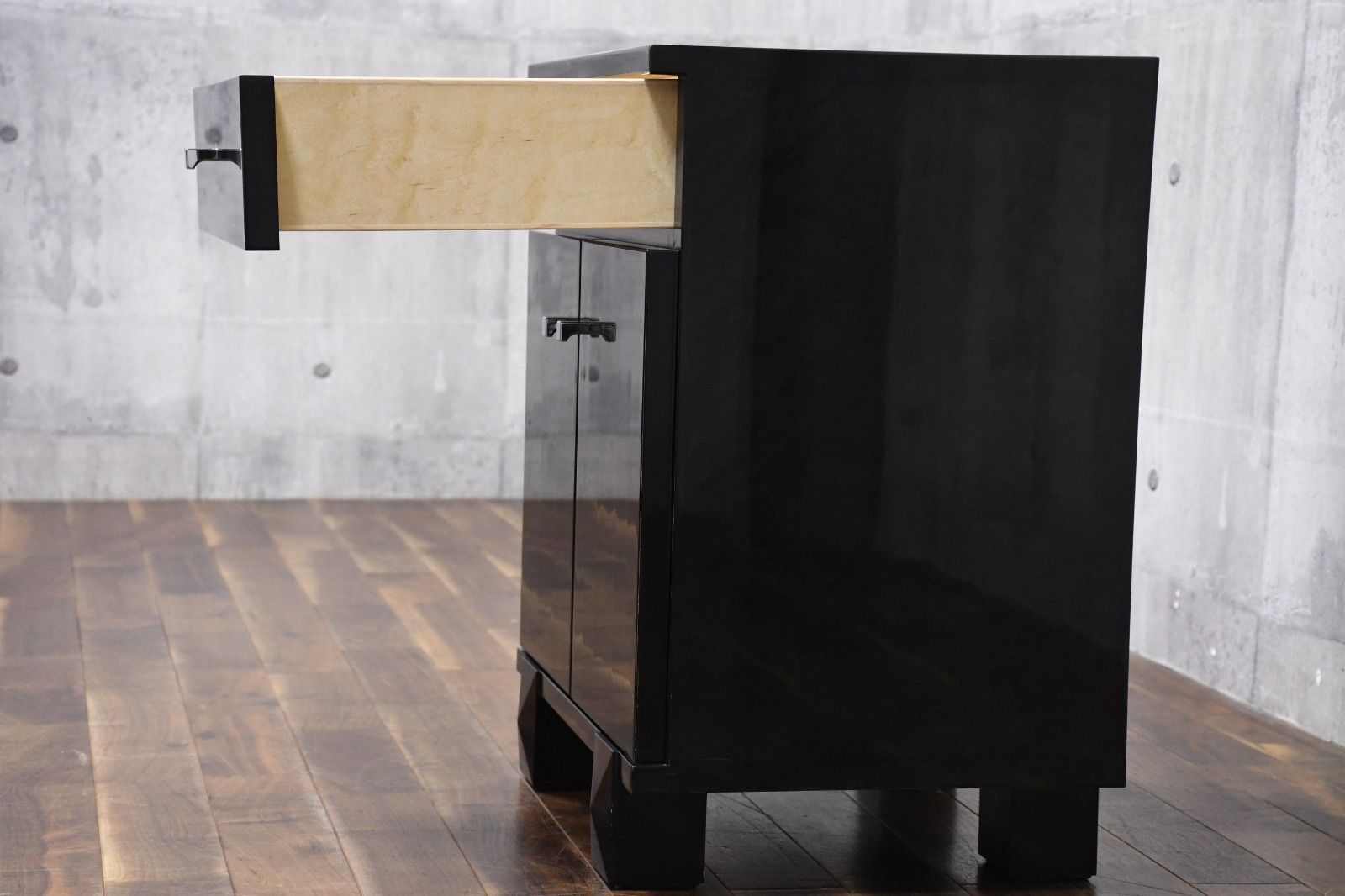 ELC60 IDC大塚家具 スプレンダー キャビネット バーズアイメープル材