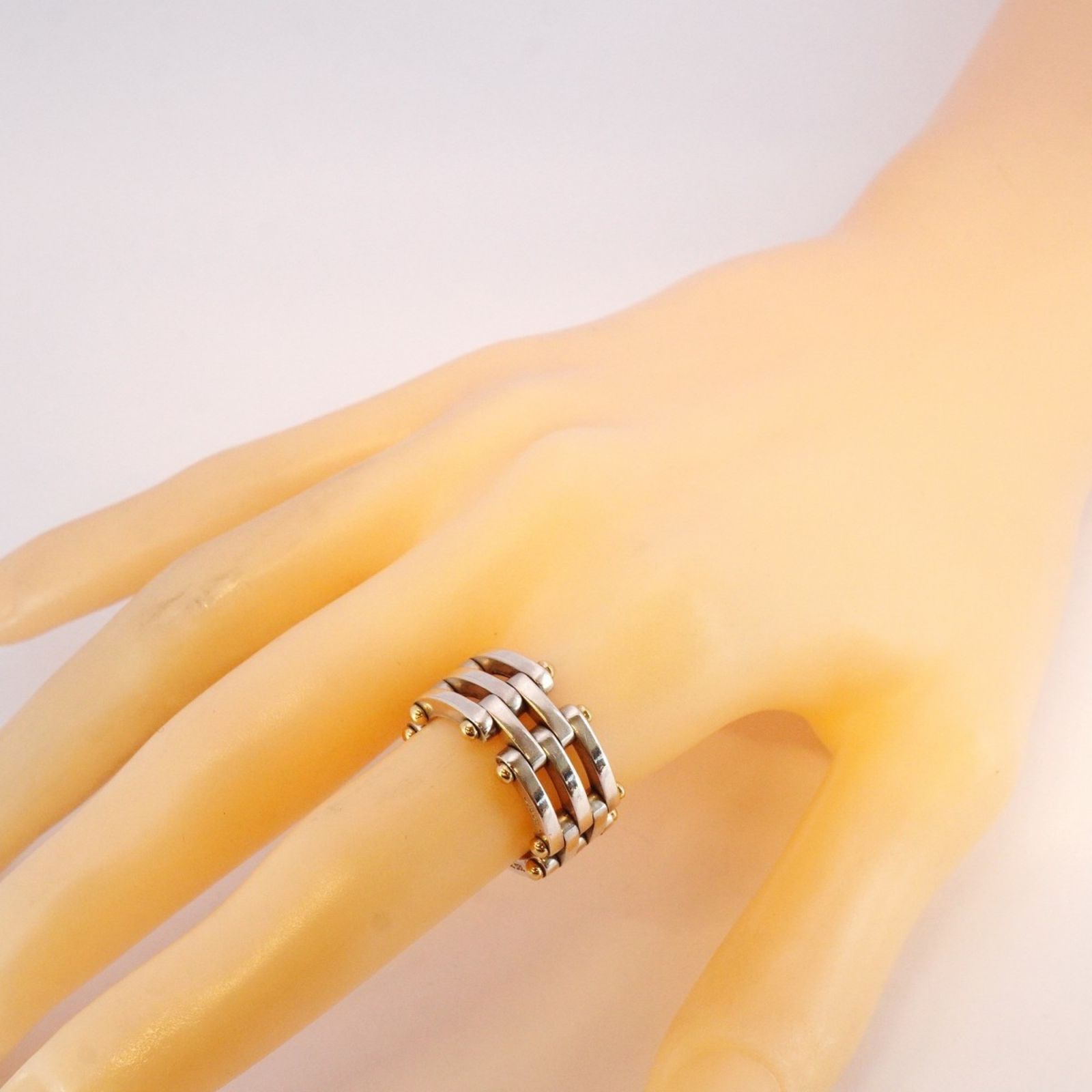 ティファニーシルバー　ゴールド　バングル&リング ティファニー(Tiffany) ティファニー ロック バングル 70185547 K18RG