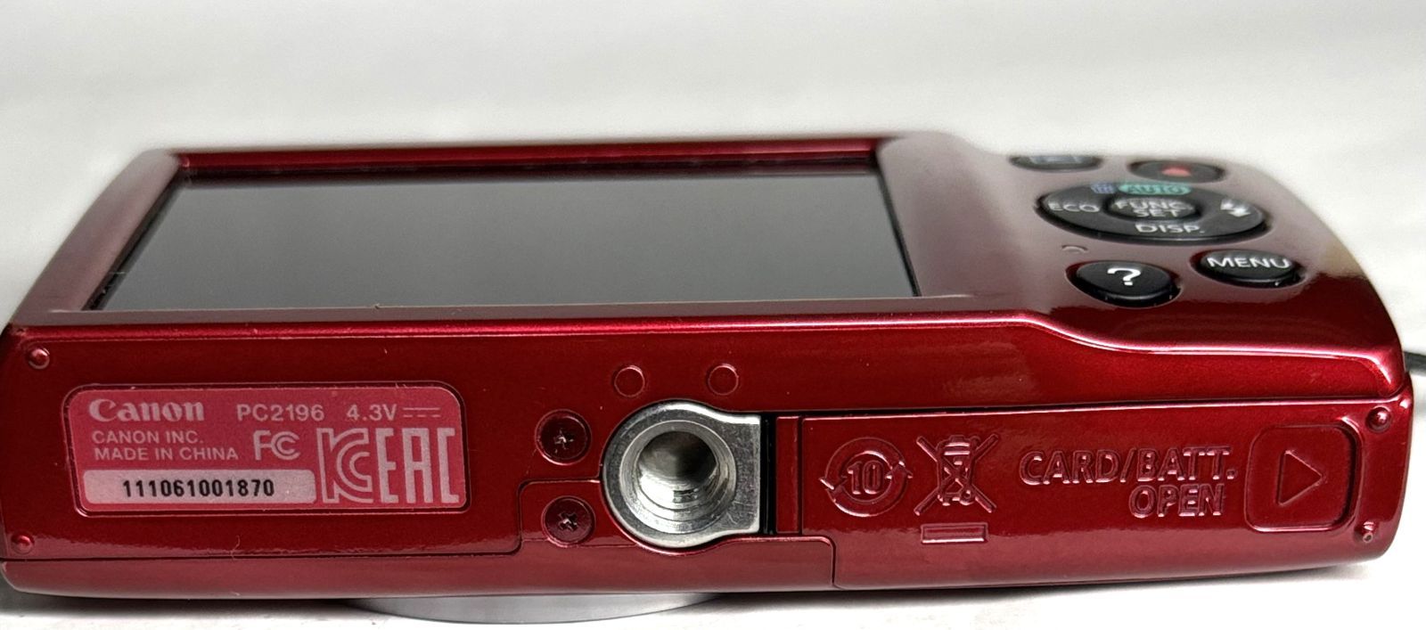 Canon IXY160 HD 20MP 8x デジタルカメラ Red 基本動作確認済み