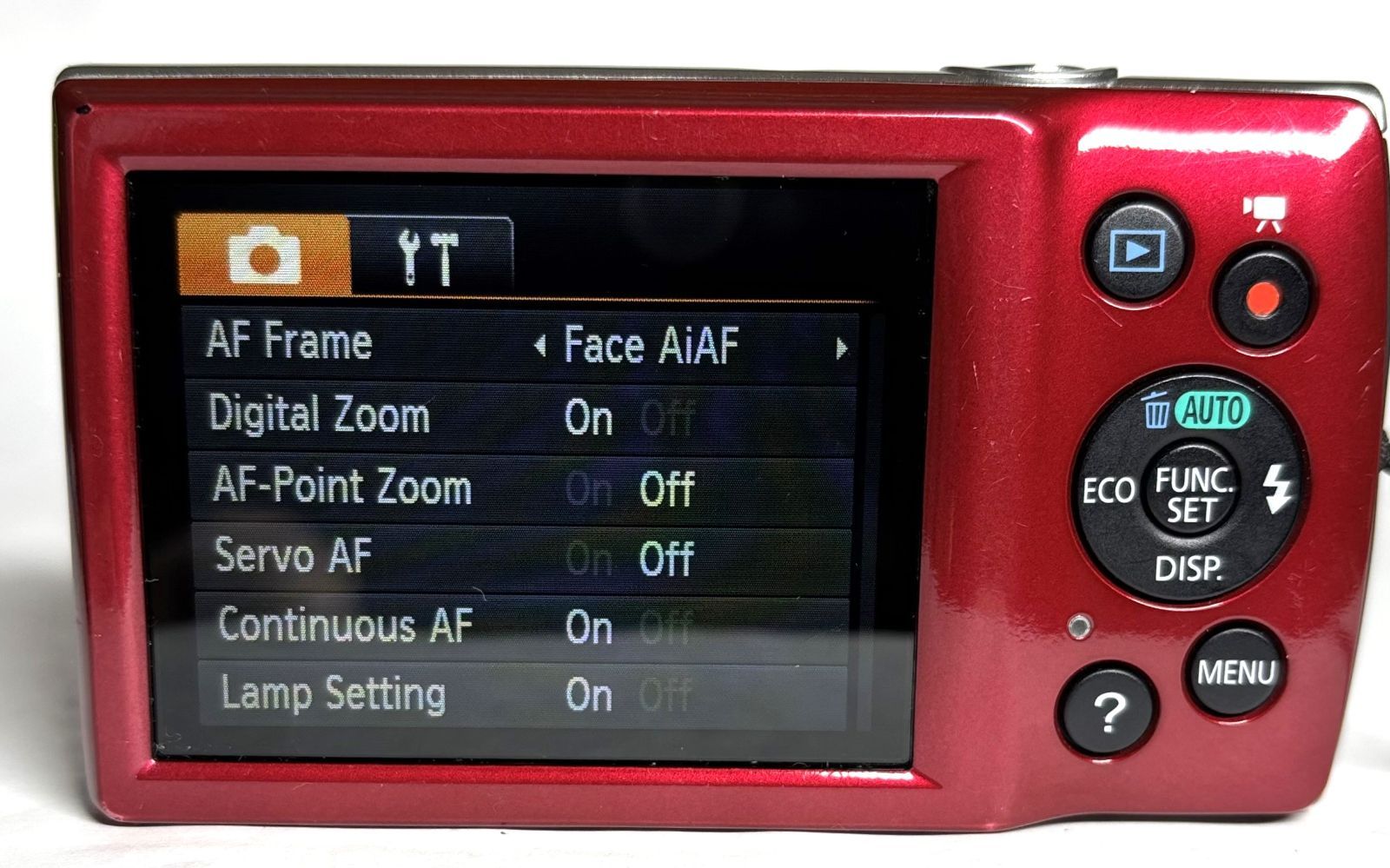 Canon IXY160 HD 20MP 8x デジタルカメラ Red 基本動作確認済み