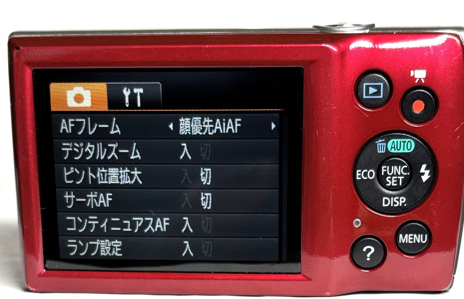 Canon IXY160 HD 20MP 8x デジタルカメラ Red 基本動作確認済み