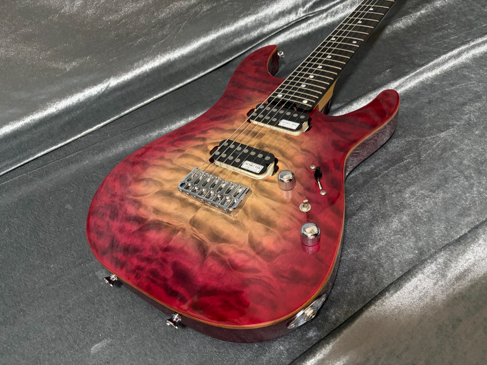 限定生産】SCHECTER NV-7-24-MH-FXD RDNT/E 国産本格7弦モデル 2017年