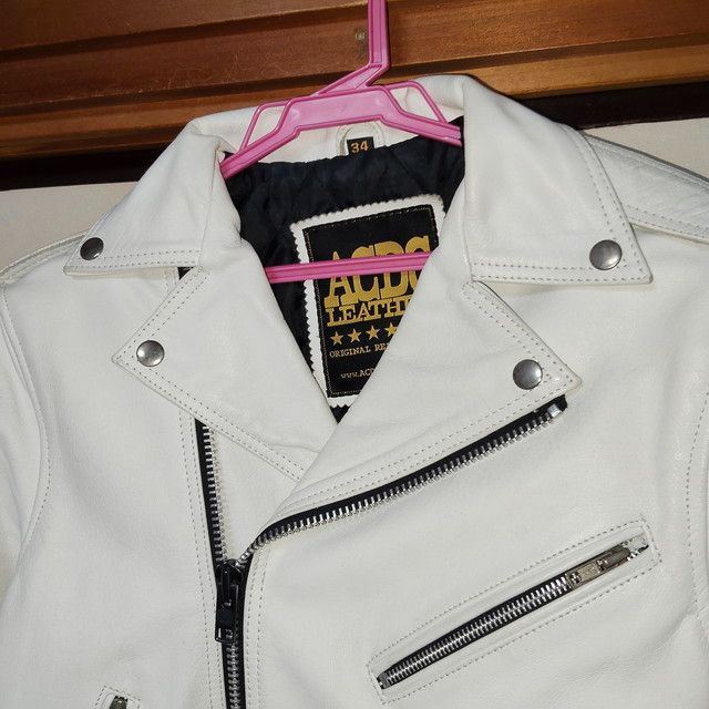 ACDC LEATHER 革ジャン レザージャケット ライダースジャケット ダブル