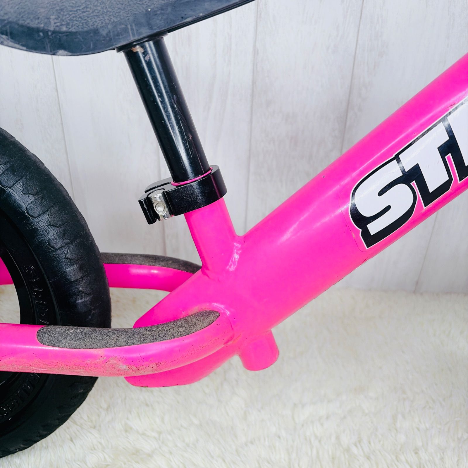 STRIDER 12 Classic バランスバイク ピンク 状態良好】STRIDER SPORT