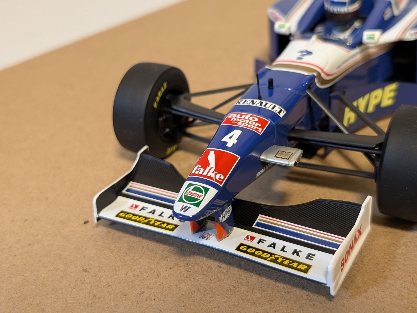 初優勝マシン1/18 ミニチャンプス ウィリアムズFW19 ハインツ