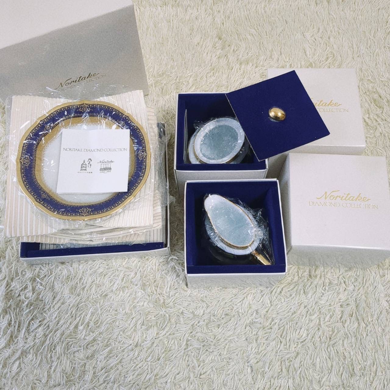 未使用・希少・箱付き セット Noritake ノリタケ ダイヤモンド