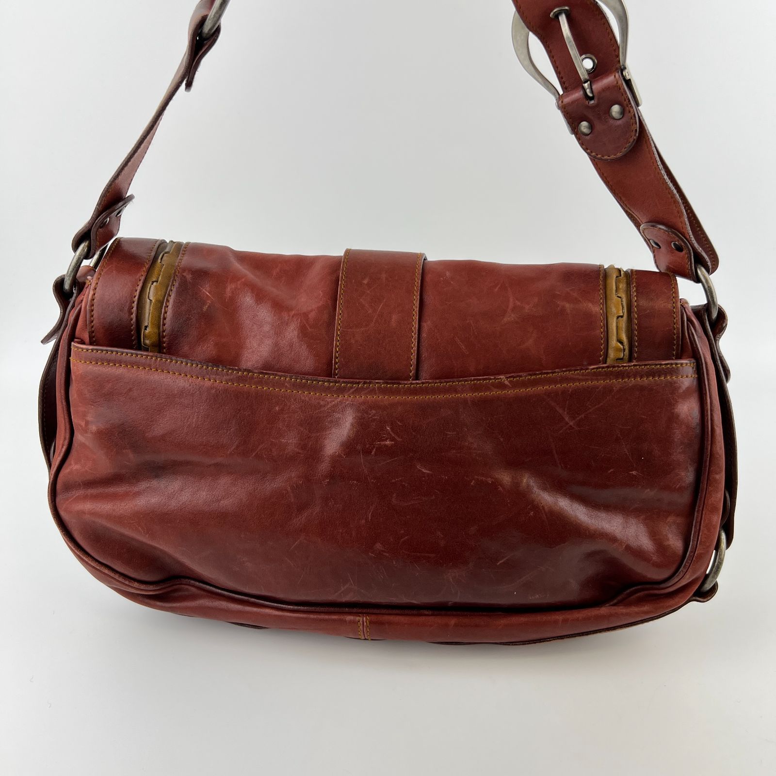 中古】Christian Dior クリスチャンディオール ガウチョ ショルダー