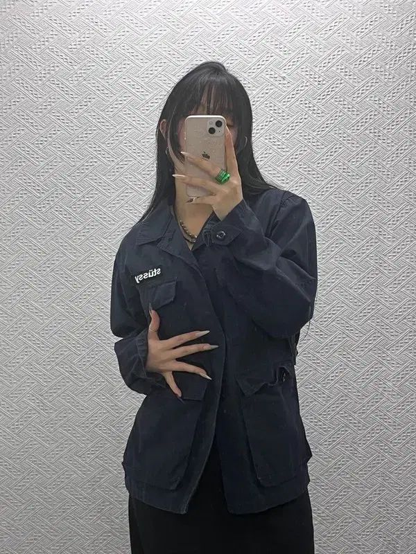 STUSSY オールドスクール マルチポケット ユーティリティ ウォーク ジャケット S C08458