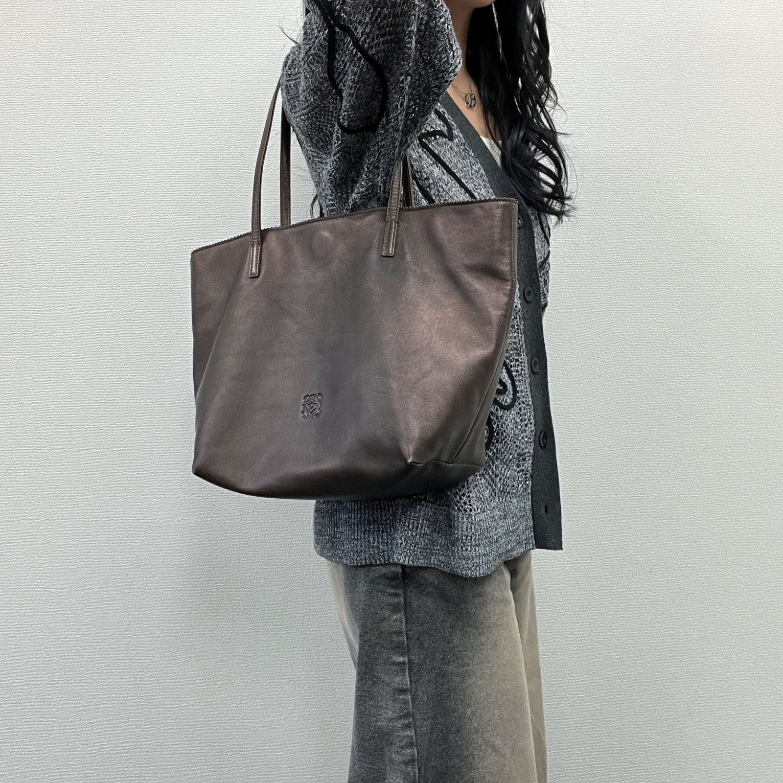 レディース 【】LOEWE ロエベ アナグラム トートバッグ ショルダー 