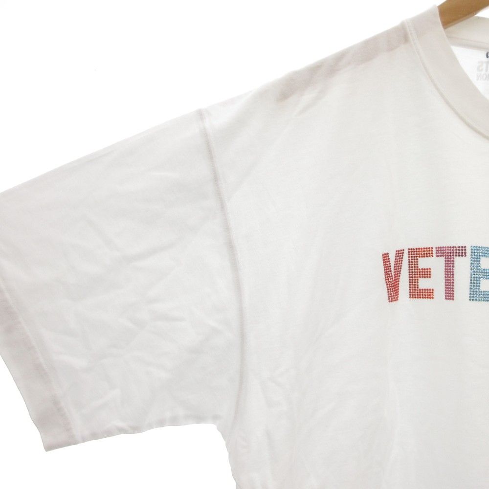 ヴェトモン ベトモン VETEMENTS Rainbow Crystal Logo Tシャツ S 半袖