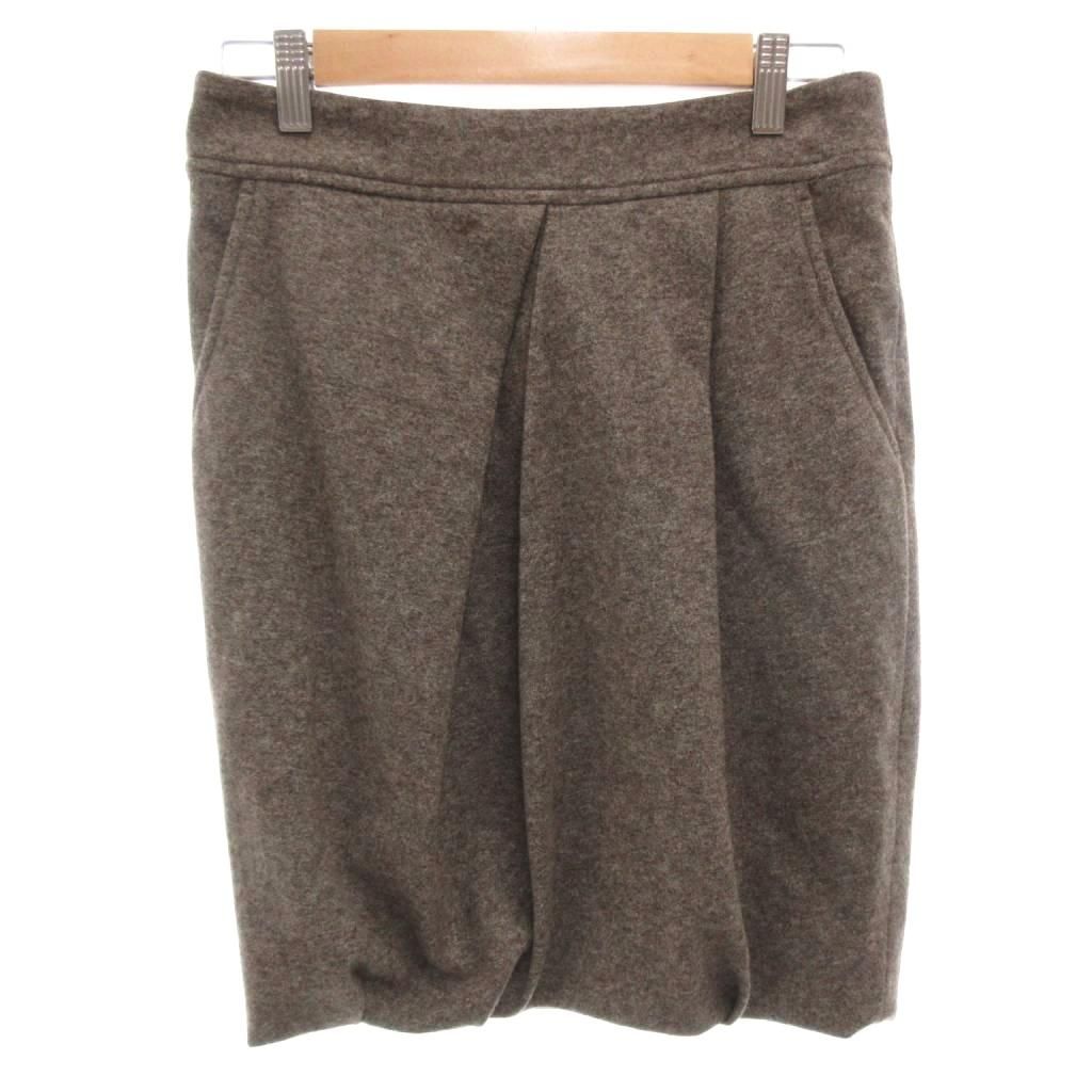 ブルネロクチネリ BRUNELLO CUCINELLI GUNEX スカート ウール 40