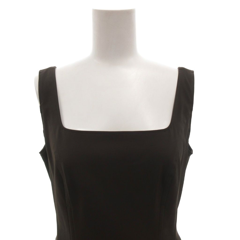 フォクシーニューヨーク FOXEY NEW YORK ワンピース 40 茶 ブラウン  