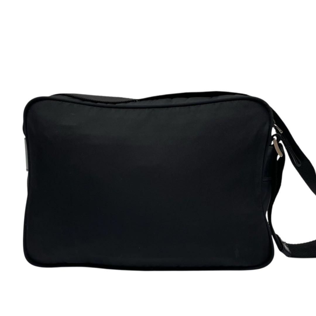 【現行類似・極上美品✨】プラダ メッセンジャーバッグ ナイロン VA0350 黒 PRADA プラダ ナイロン アシンメトリー ショルダーバッグ 斜め掛け 黒