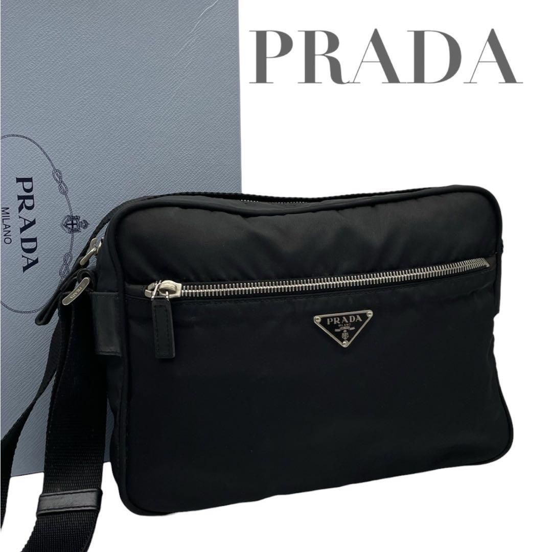 価格交渉/質問大歓迎♪】極美品 プラダ ナイロン 三角ロゴ ショルダー