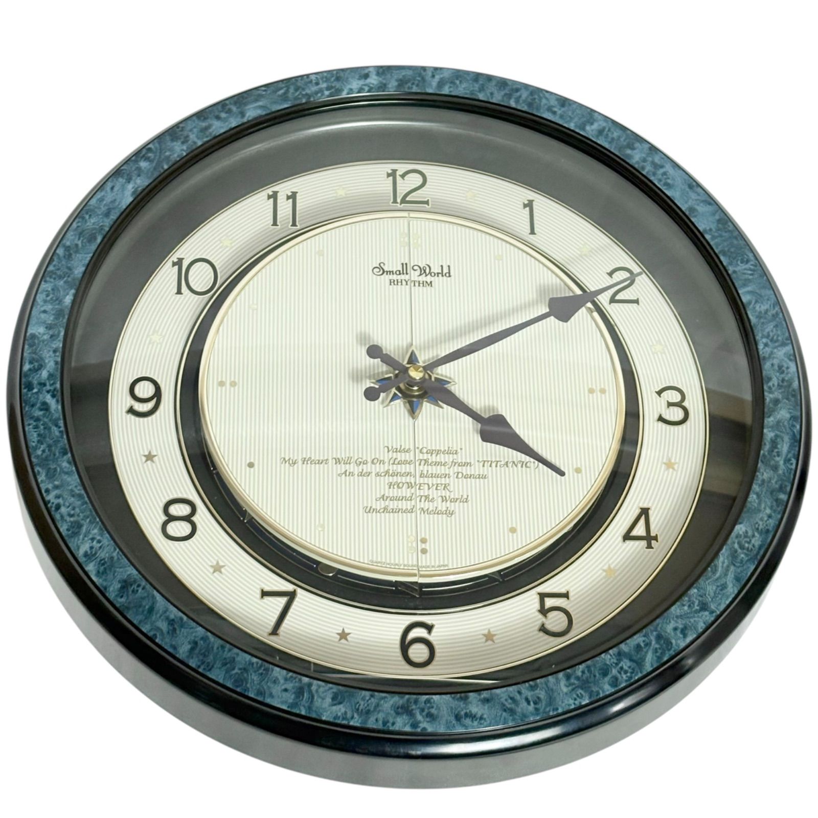 動作品 リズム時計 Small World 4MH754 リズム時計 スモールワールド
