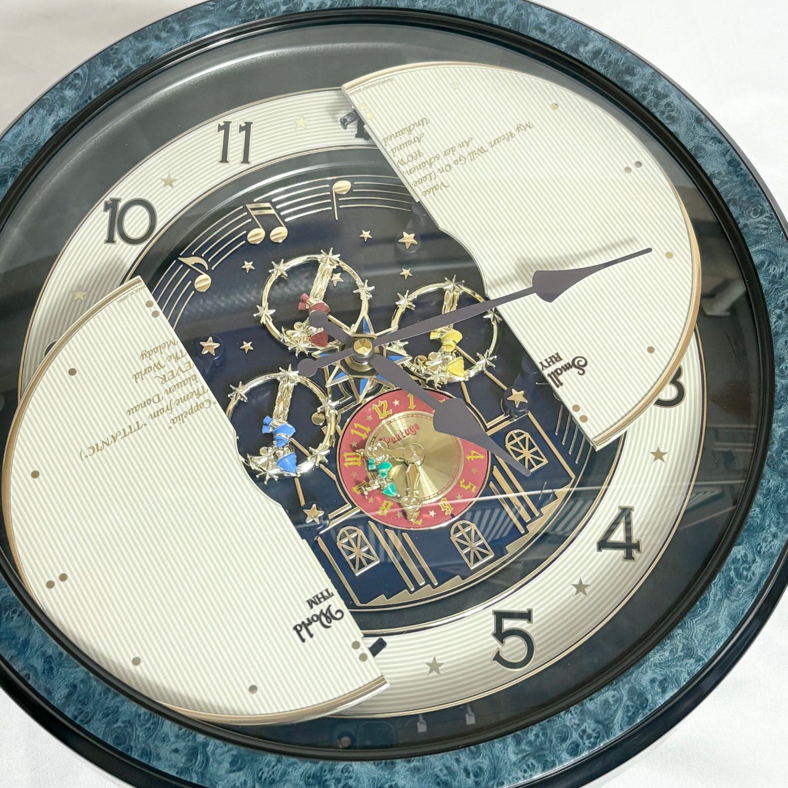 RHYTHM リズム 掛時計 からくり時計 スモールワールド 4MH754 - メルカリ