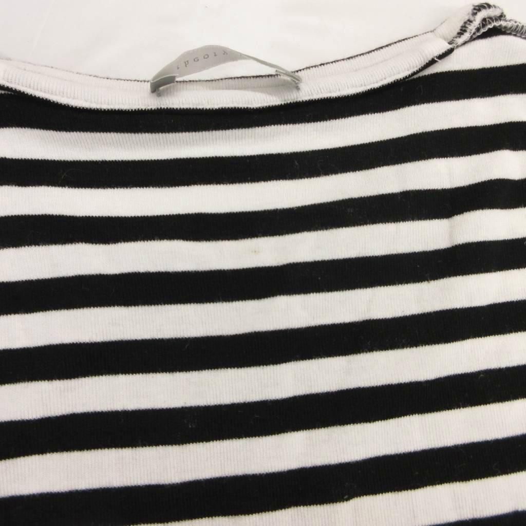 セオリーリュクス theory luxe Tシャツ カットソー 38 白 ホワイト 黒