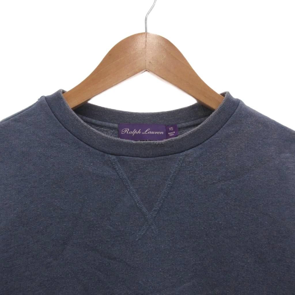 ラルフローレン RALPH LAUREN スウェット トレーナー Vガゼット XS 青
