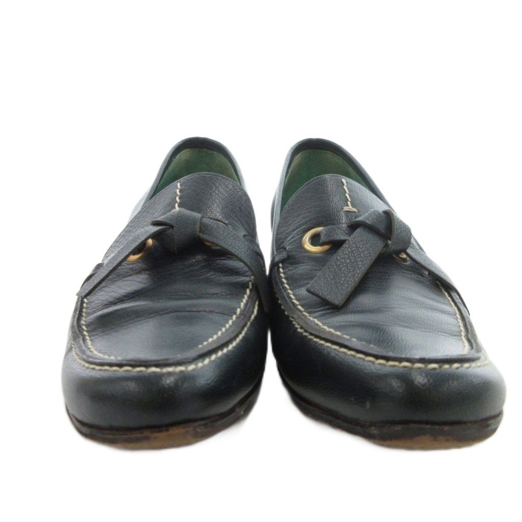 PRADA オリーブグリーン ローファー　361/2 PRADA オリーブグリーン ローファー 361/2 - メルカリ