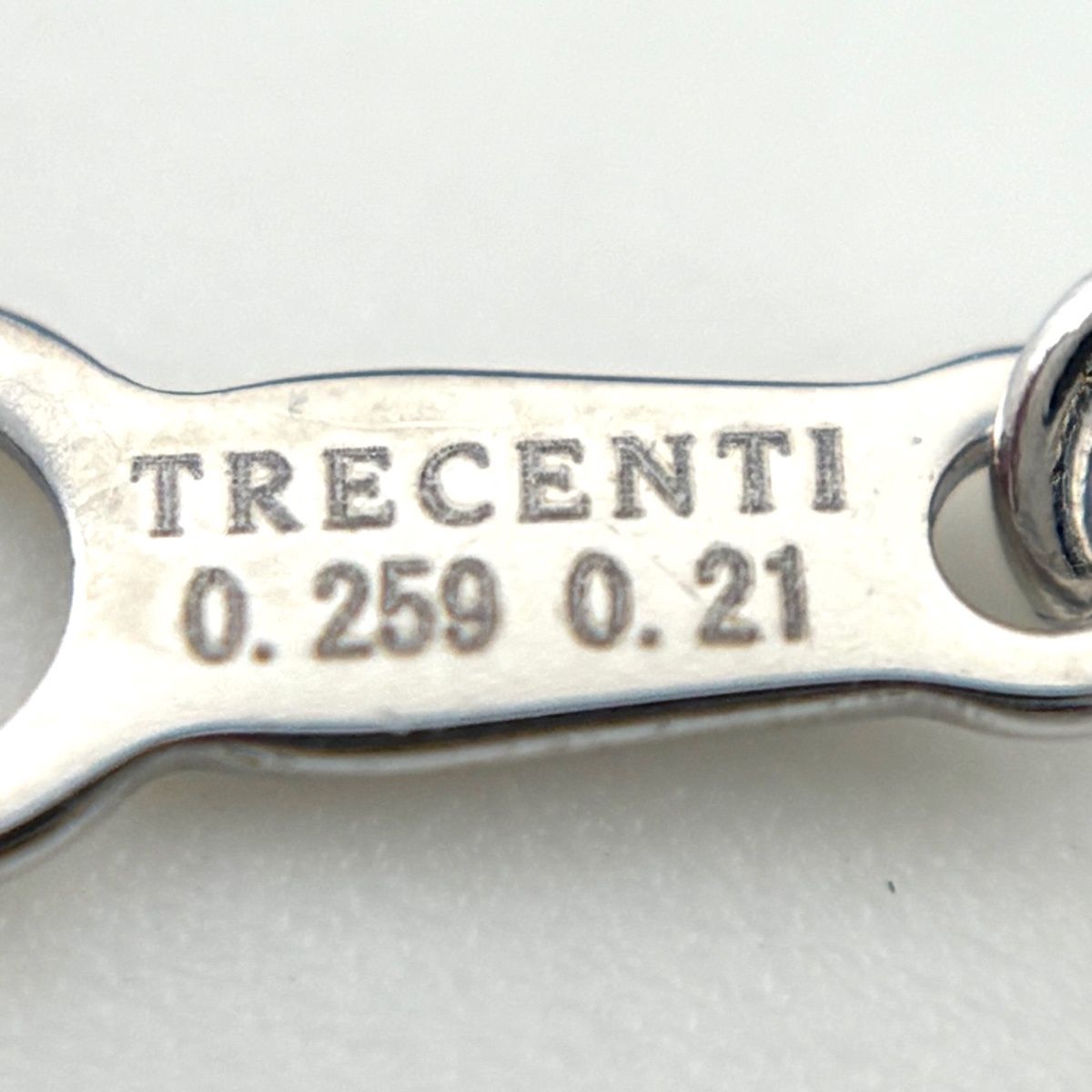 トレセンテ TRECENTI メレダイヤ デザインネックレス プラチナ 