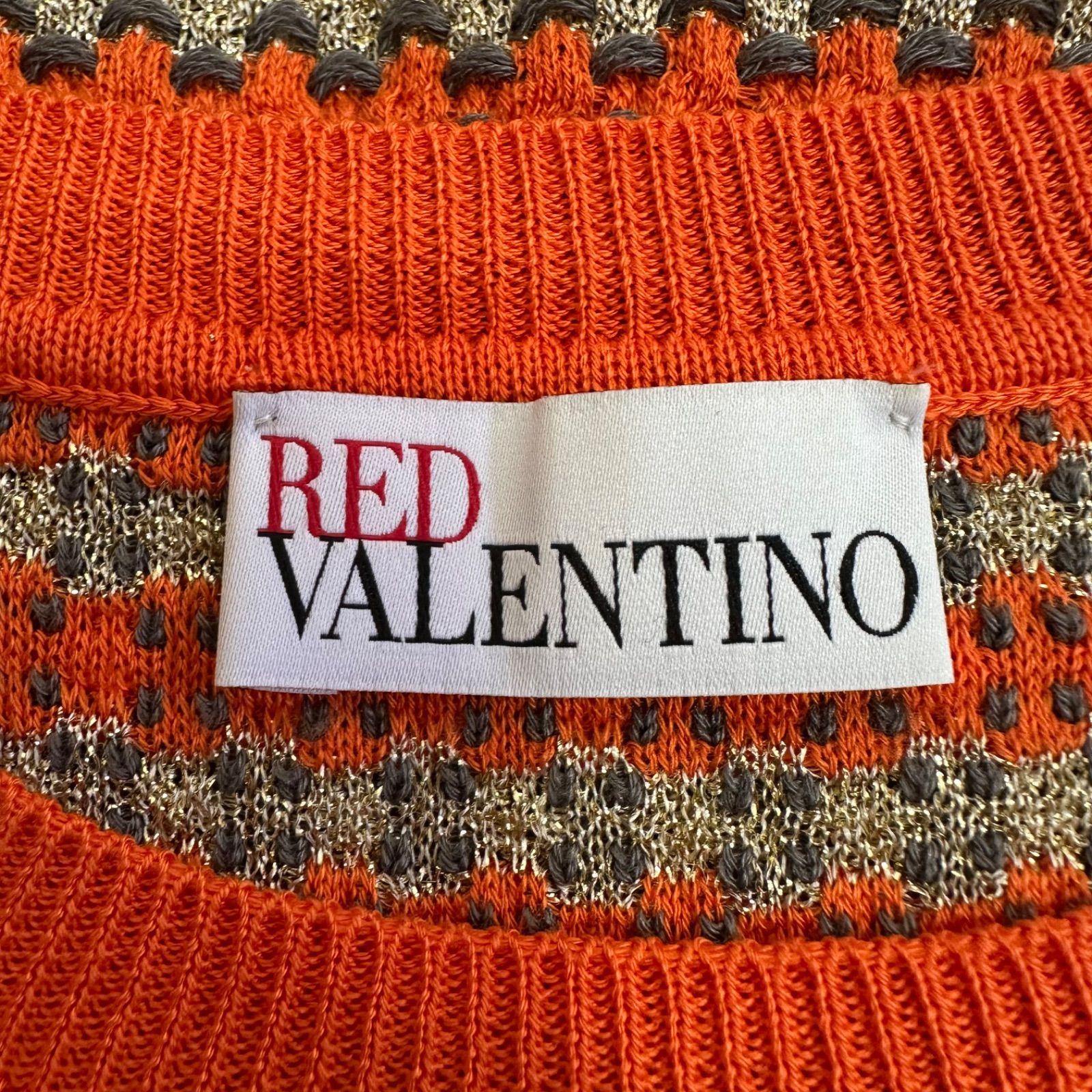 DD129 【美品】RED VALENTINOレッドヴァレンティノ ニットワンピース