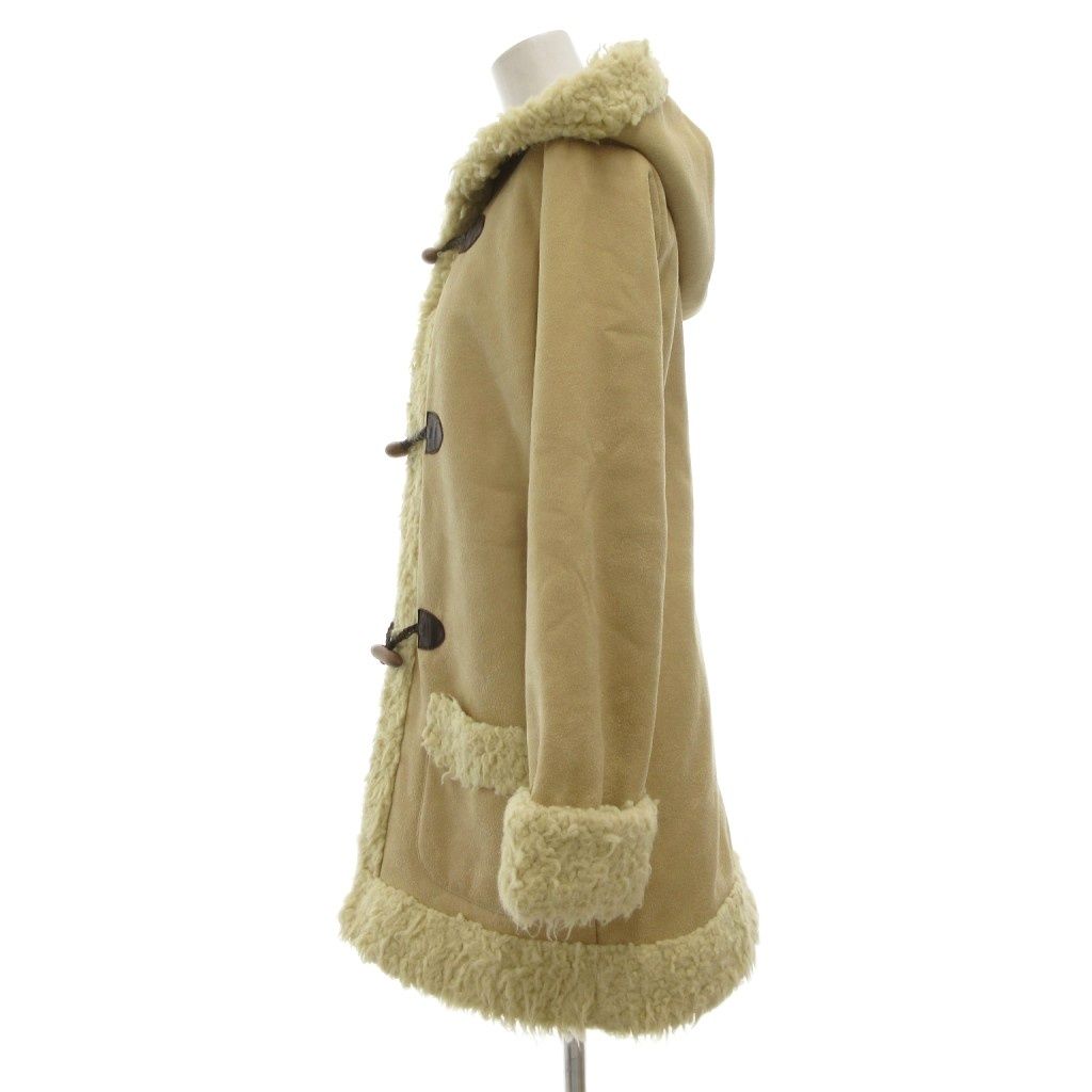 アルバローザ ALBA ROSA ダッフルコート 1 ベージュ フード付き 長袖