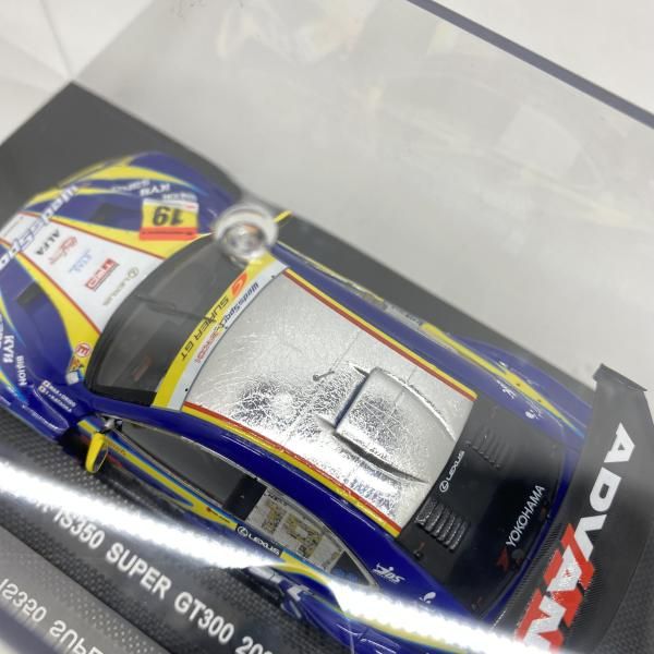 中古】 開封) 1／43 エブロ ウェッズスポーツ IS350 スーパー