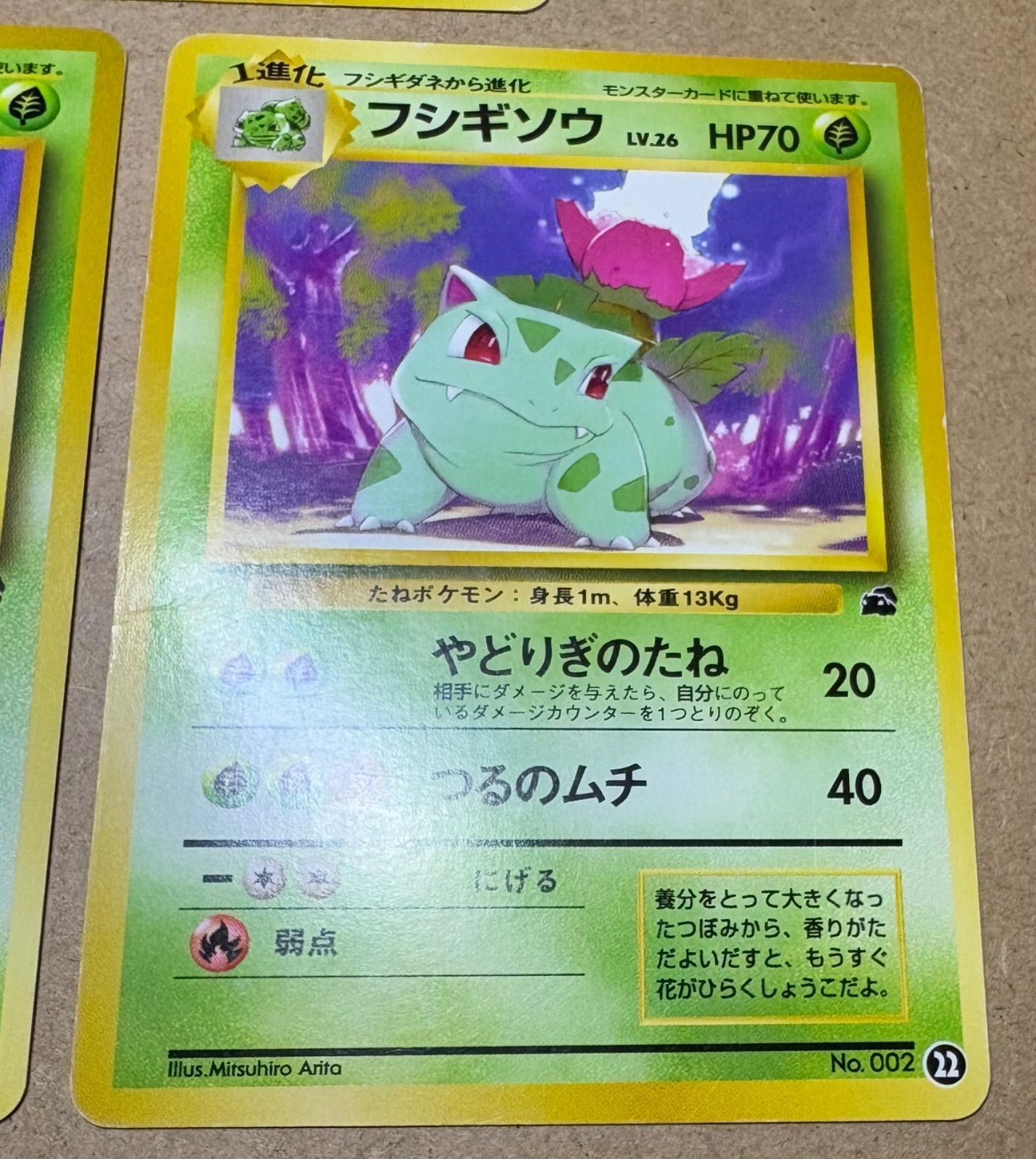 イントロパックのフシギダネ1＆フシギソウ22.32(フシギダネマーク