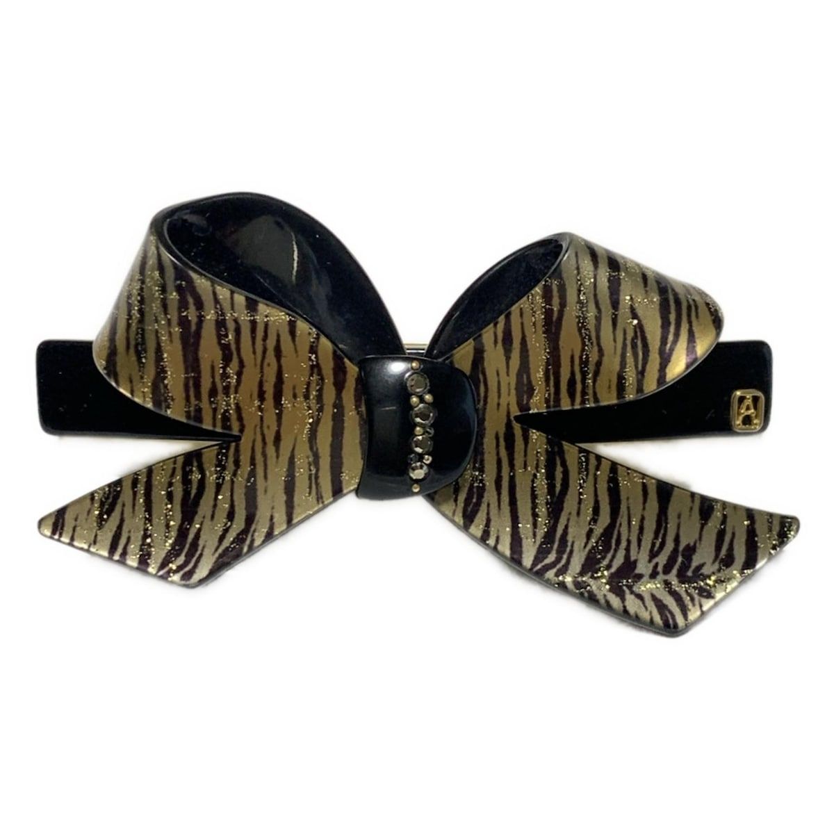 ALEXANDRE de PARIS(アレクサンドル ドゥ パリ) バレッタ - 黒