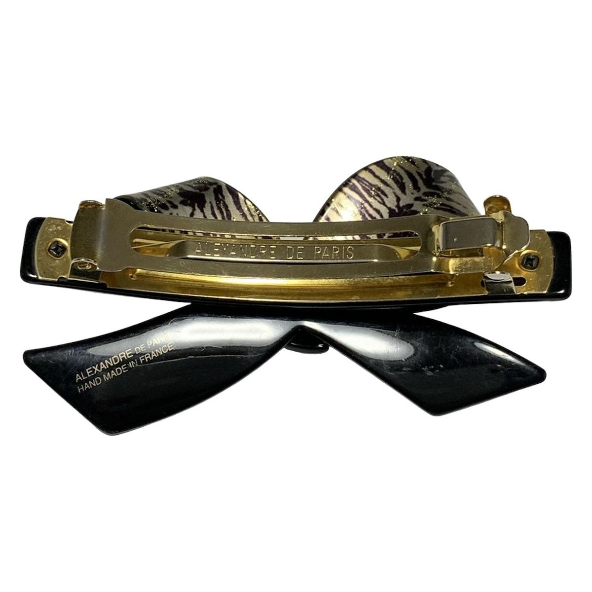 ALEXANDRE de PARIS(アレクサンドル ドゥ パリ) バレッタ - 黒