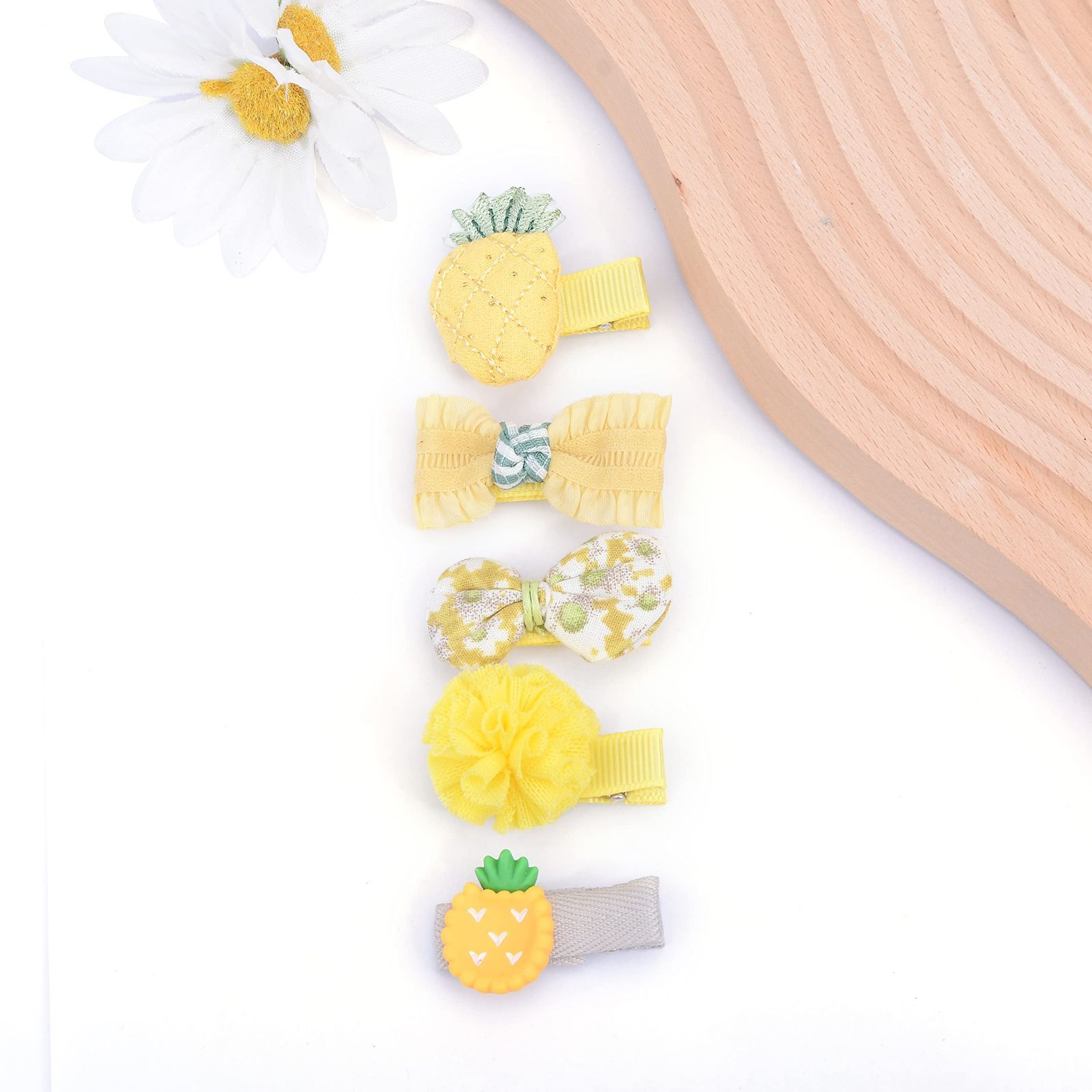 人気商品】ベビー ヘアクリップ 赤ちゃん ヘアピン リボン 花 BIANHUAN